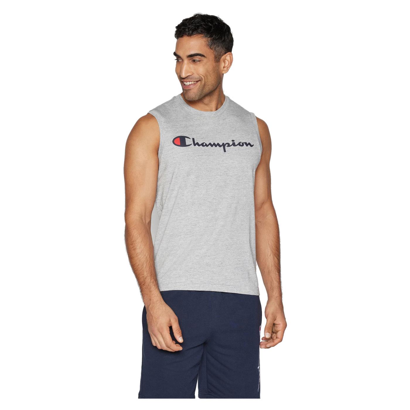 CHAMPION SLEEVELESS CREWNECK TEE