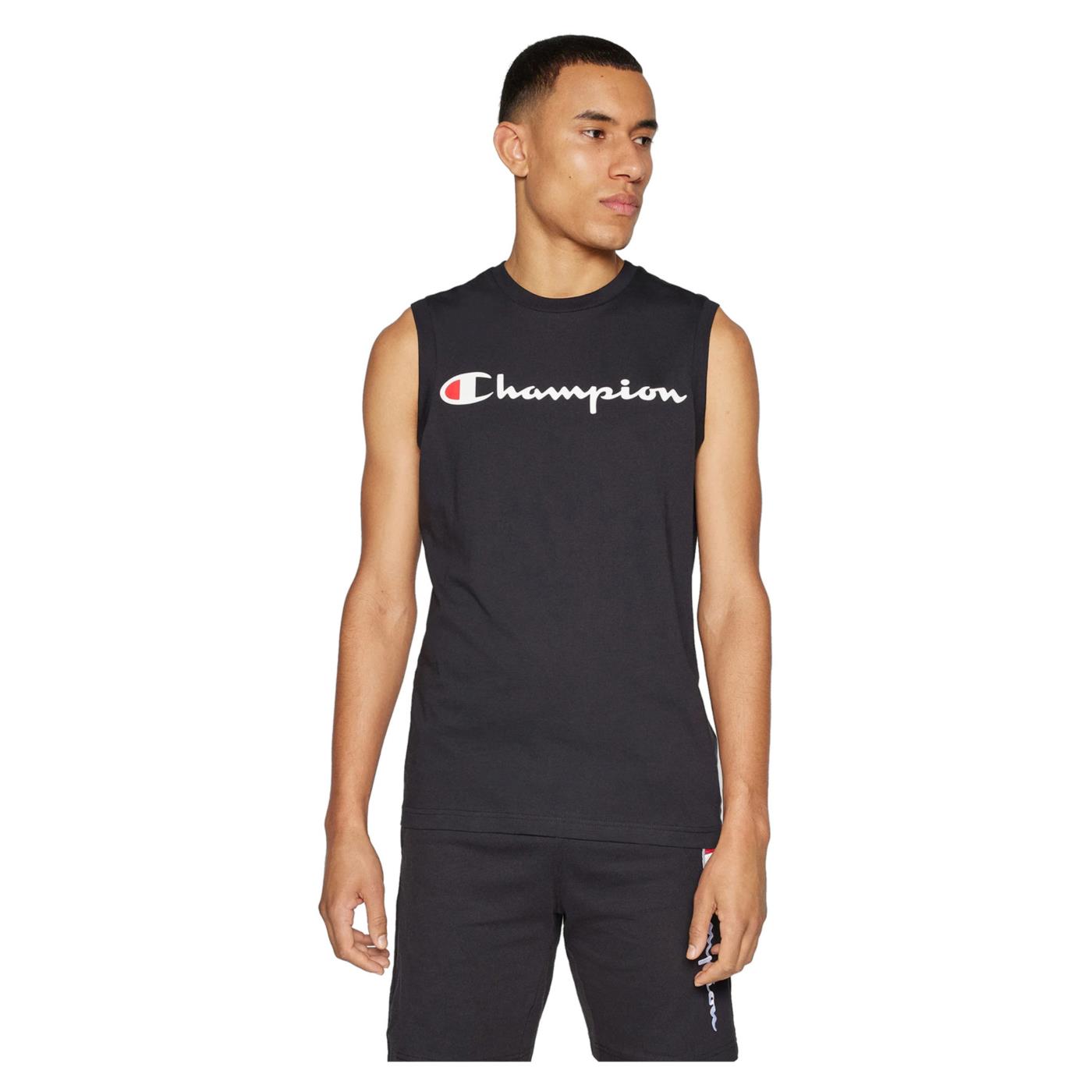 CHAMPION SLEEVELESS CREWNECK TEE