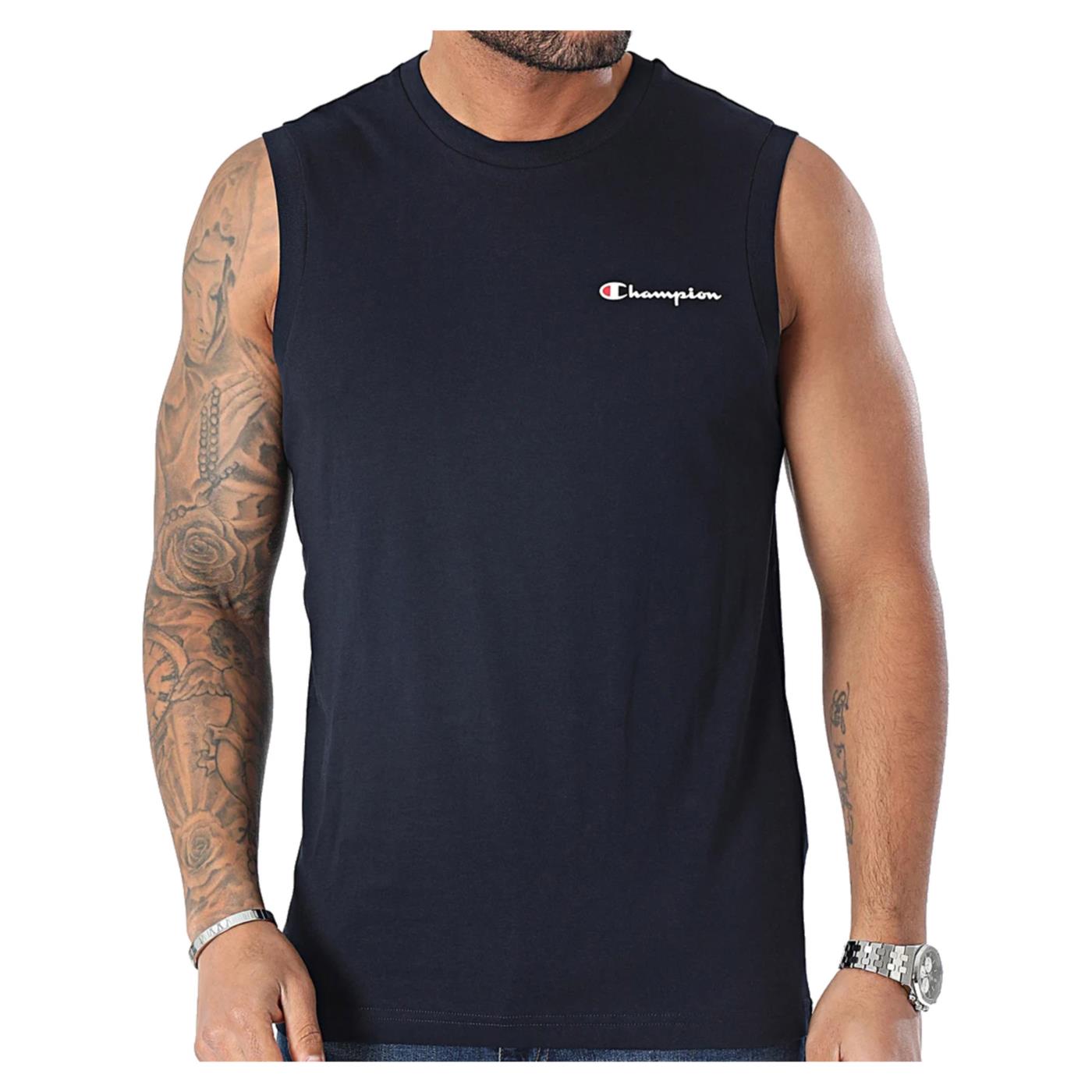CHAMPION SLEEVELESS CREWNECK TEE