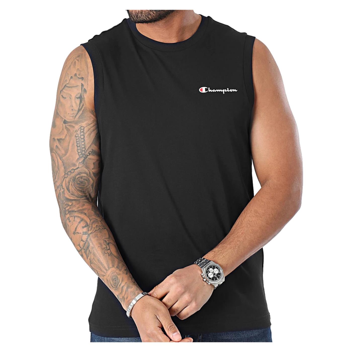 CHAMPION SLEEVELESS CREWNECK TEE