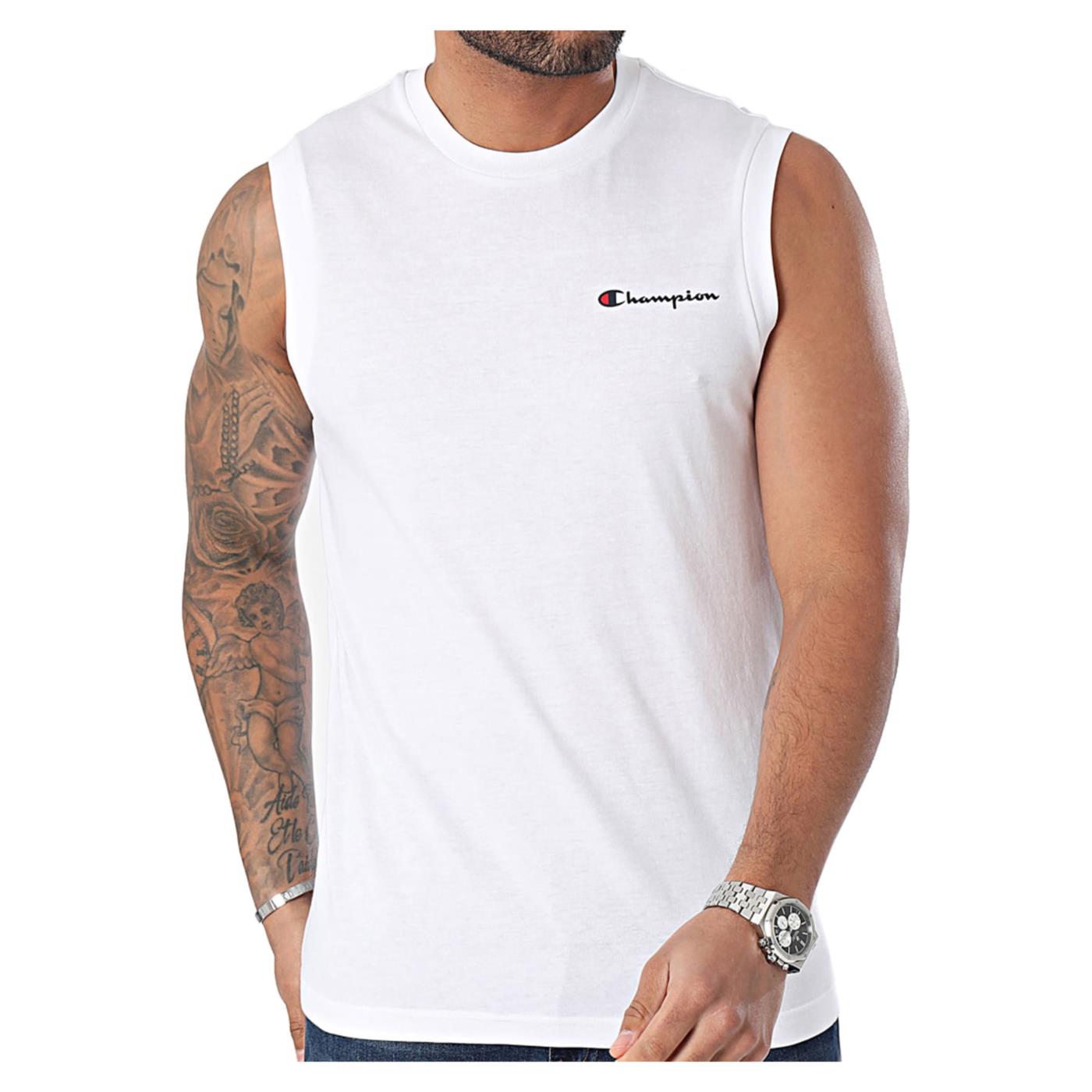 CHAMPION SLEEVELESS CREWNECK TEE