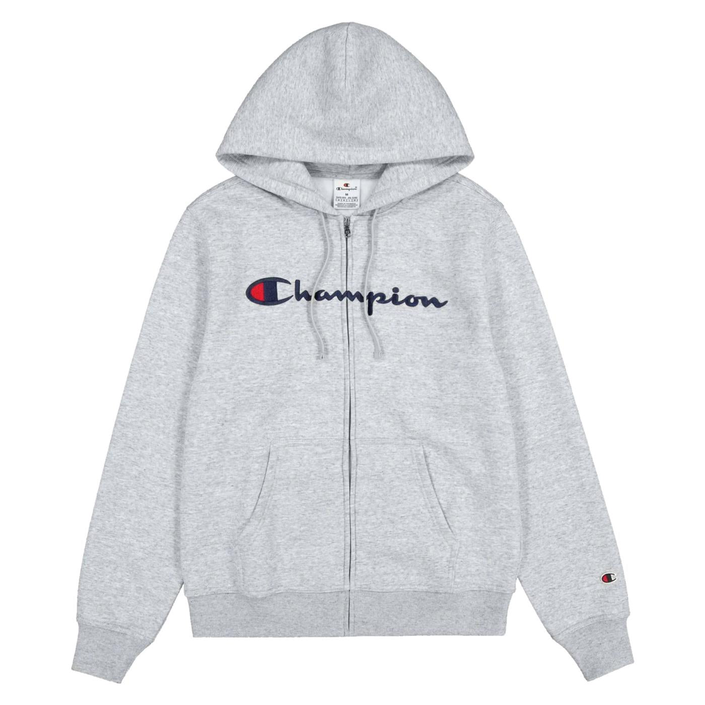 CHAMPION HOODED FZ SWEATSHIRT
