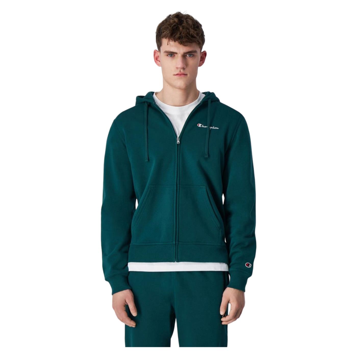 CHAMPION HOODED FZ SWEATSHIRT