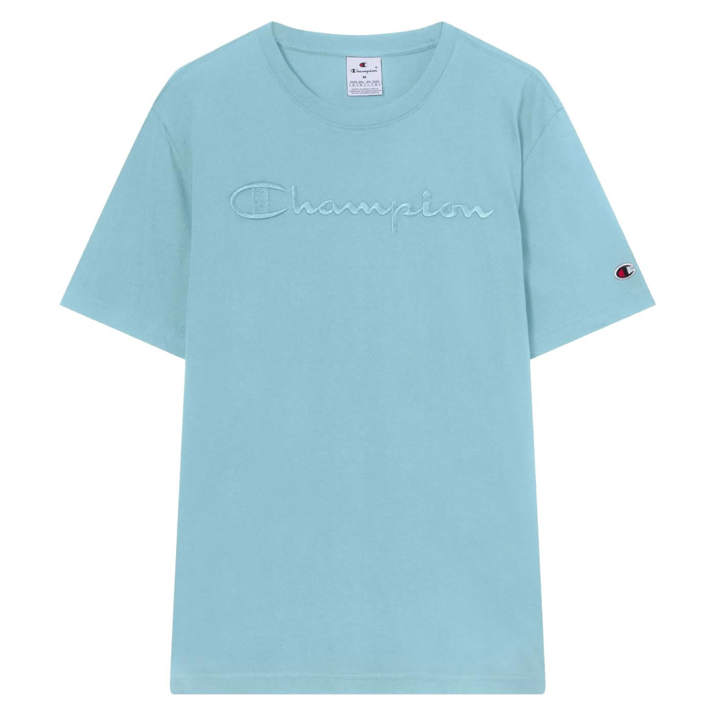CHAMPION M SHORT SLEEVE TEE - C1-azzurro - vista 3