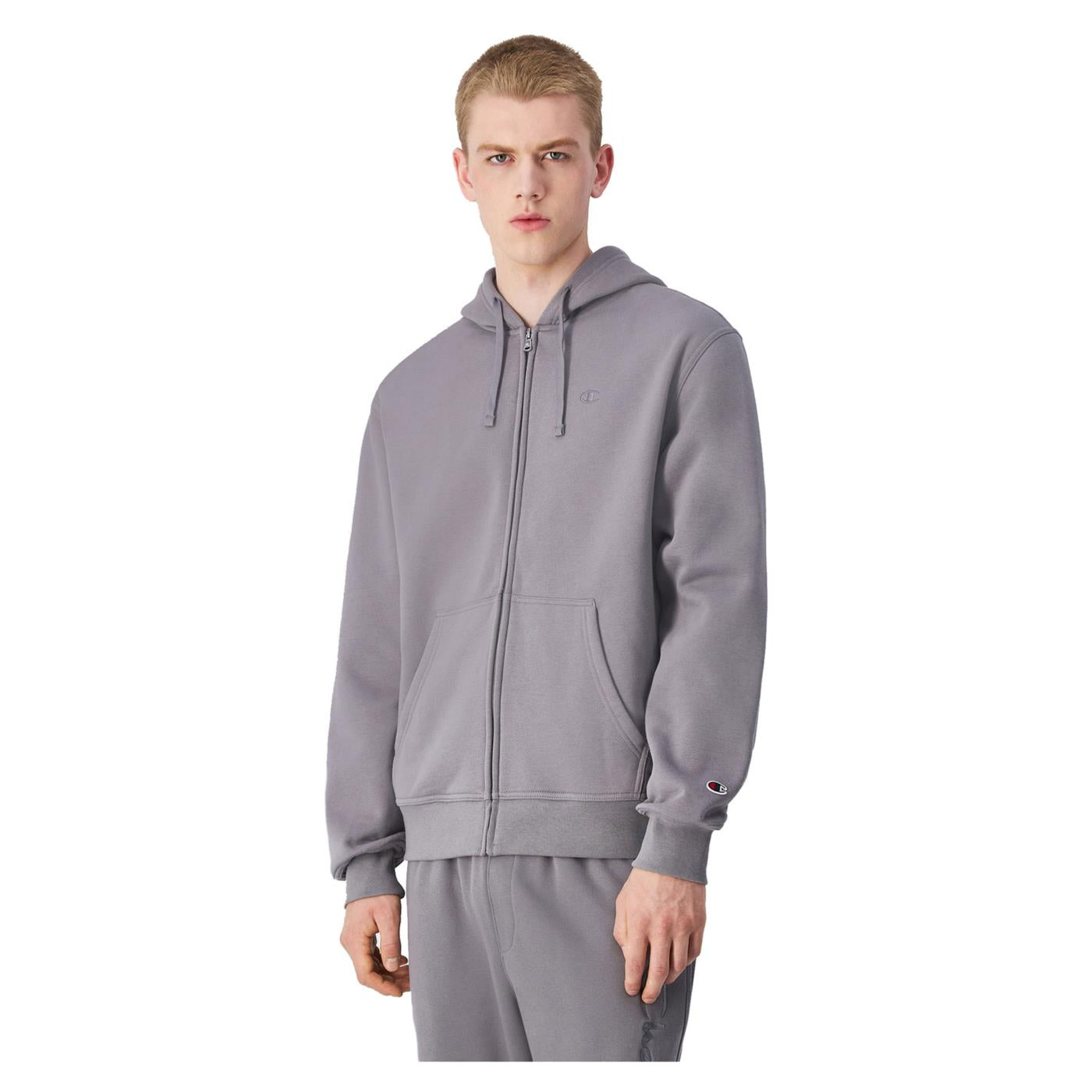 CHAMPION HOODED FZ SWEATSHIRT