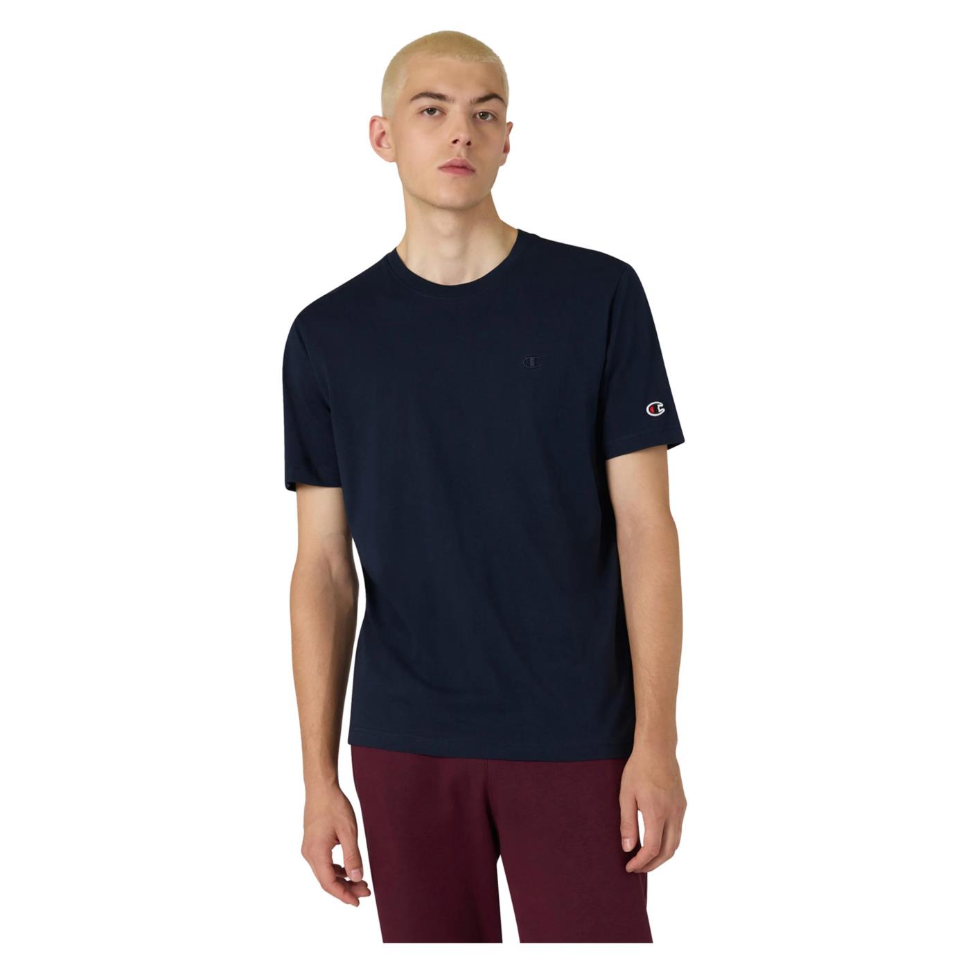 CHAMPION M SHORT SLEEVE TEE - C1-blu - immagine principale