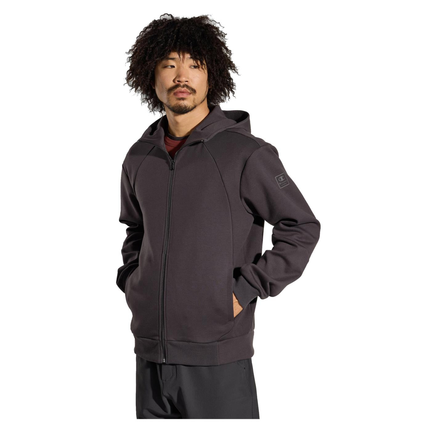 CHAMPION HOODED FZ SWEATSHIRT