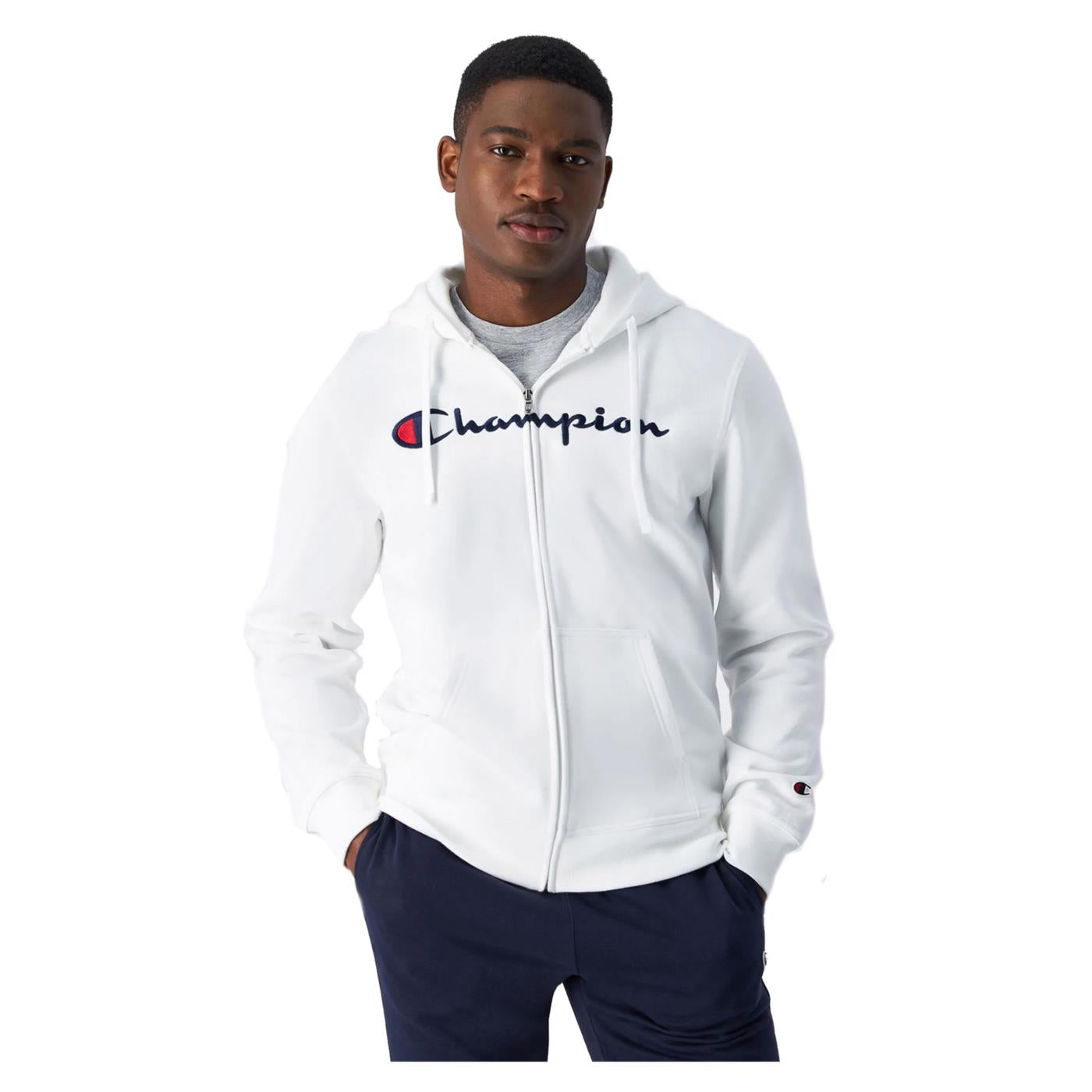 CHAMPION FELPA FULL ZIP CAPPUCCIO