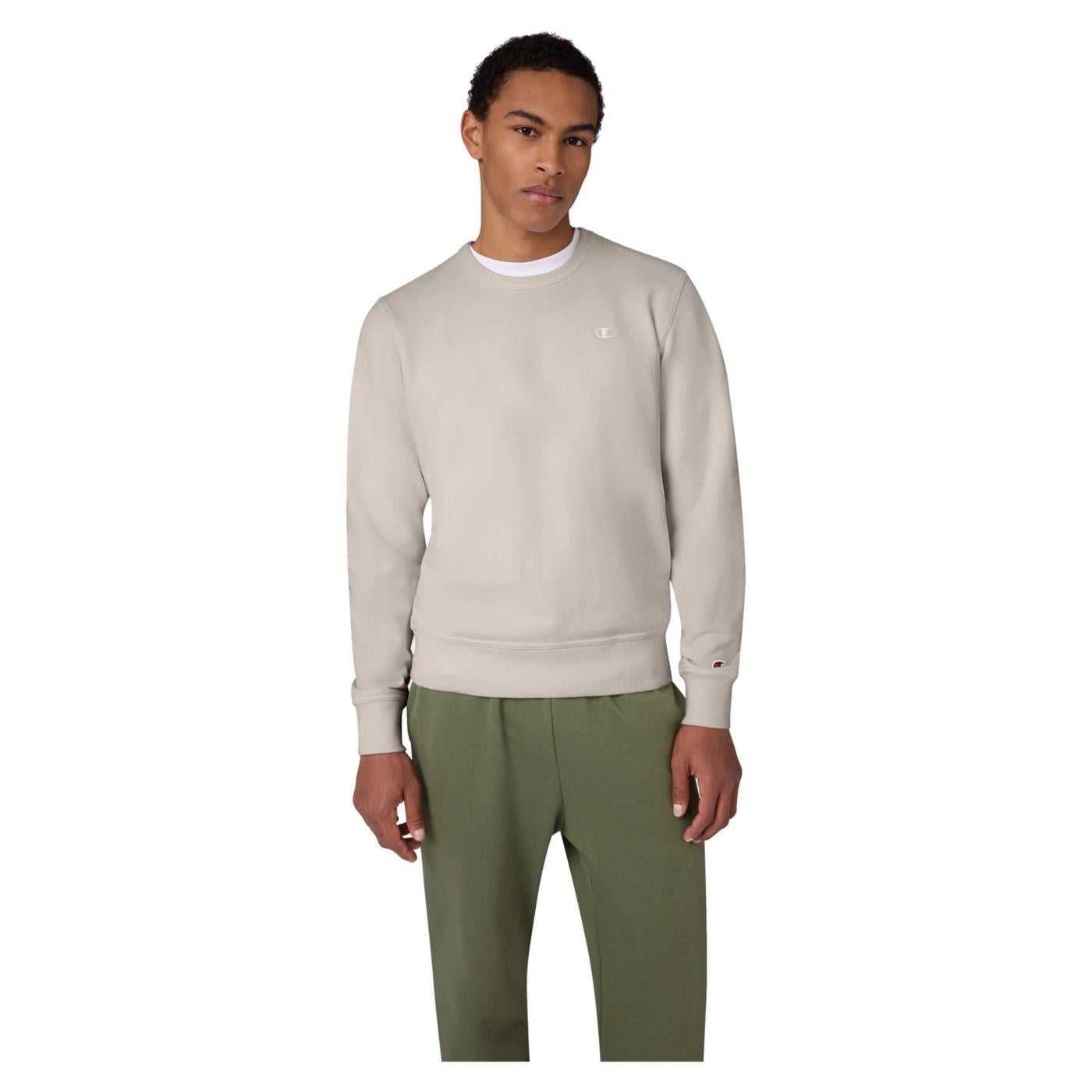 CHAMPION M CREWNECK SWEATSHIRT - Beige - immagine principale