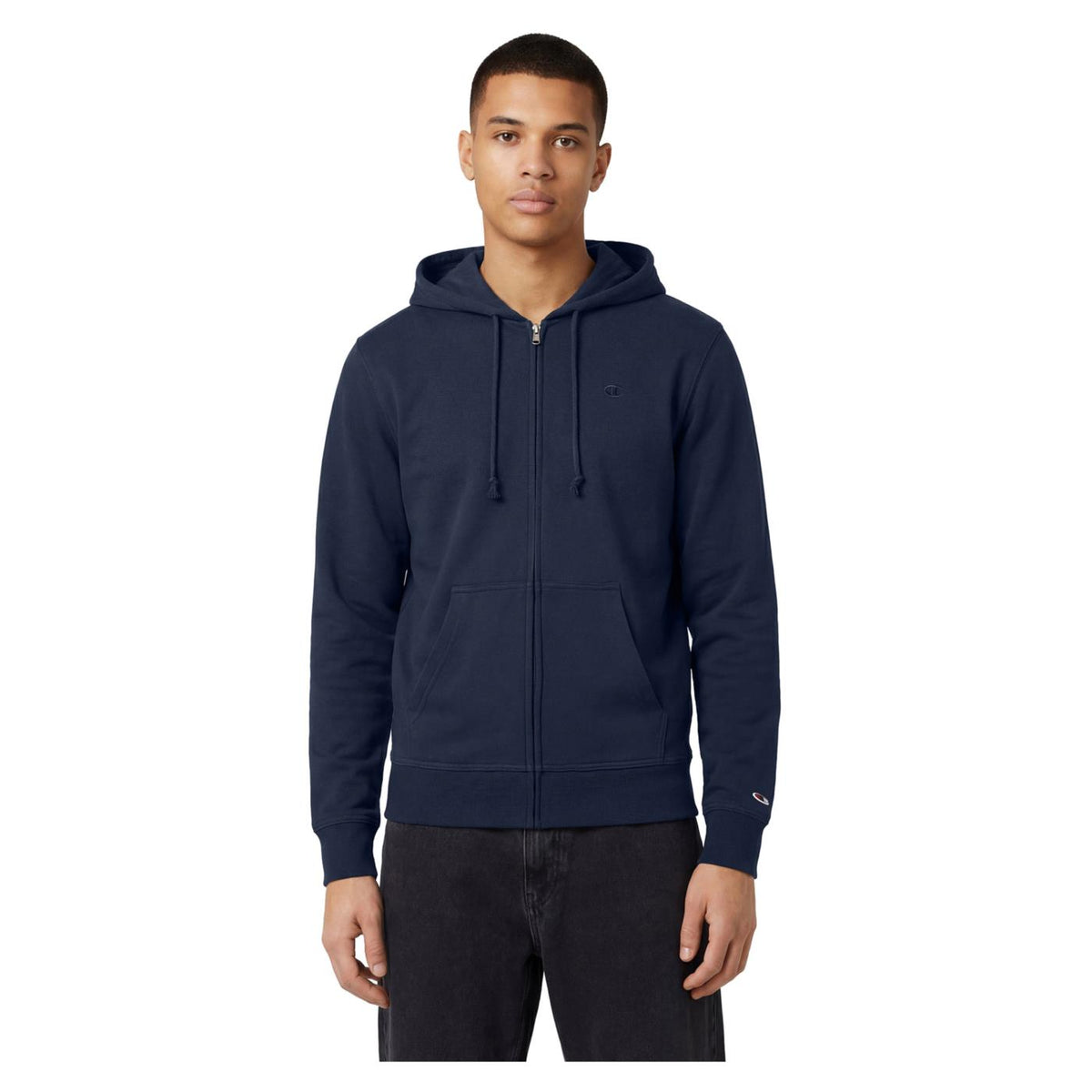 CHAMPION M HOODED FZ SWEATSHIRT