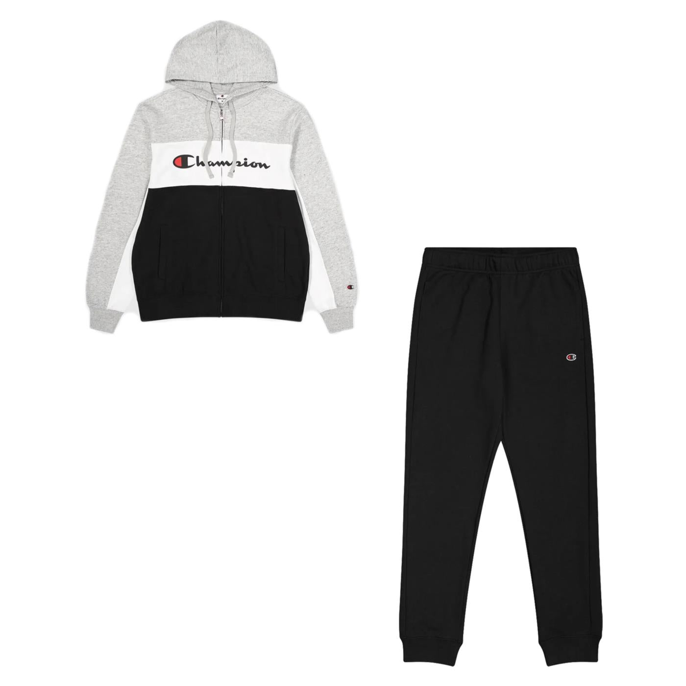 CHAMPION FULL ZIP HOODED TRACKSUIT