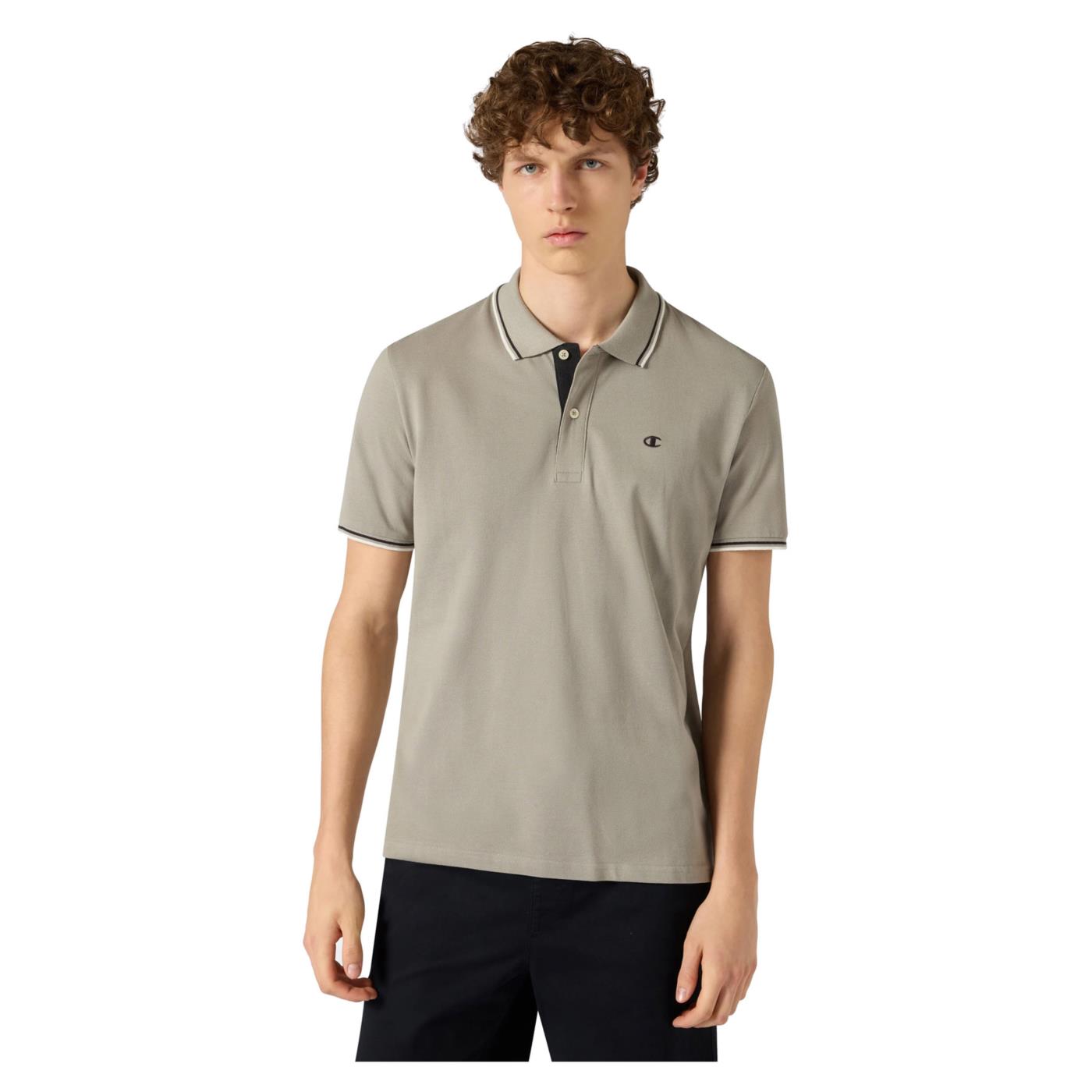 CHAMPION M POLO SHORT SLEEVE - Grigio chiaro - immagine principale