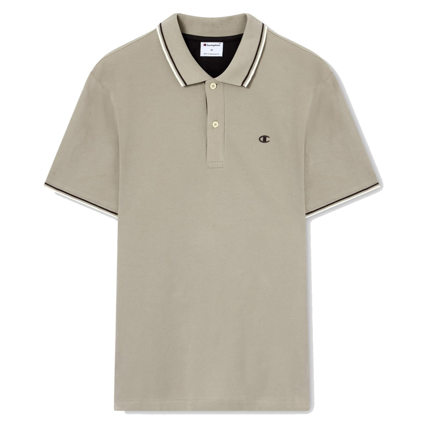 CHAMPION M POLO SHORT SLEEVE - Grigio chiaro - vista 3