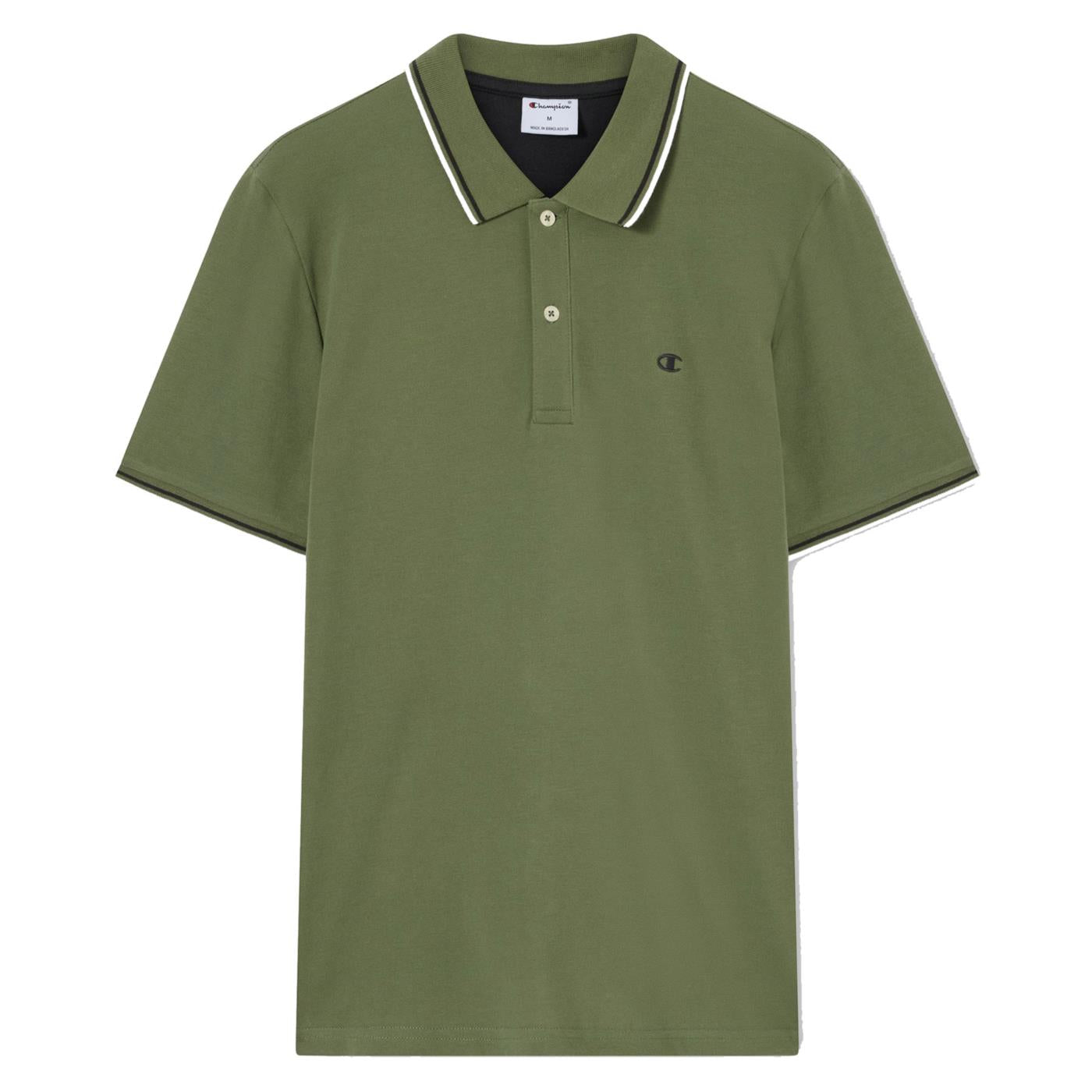 CHAMPION M POLO SHORT SLEEVE - Militare - vista 3