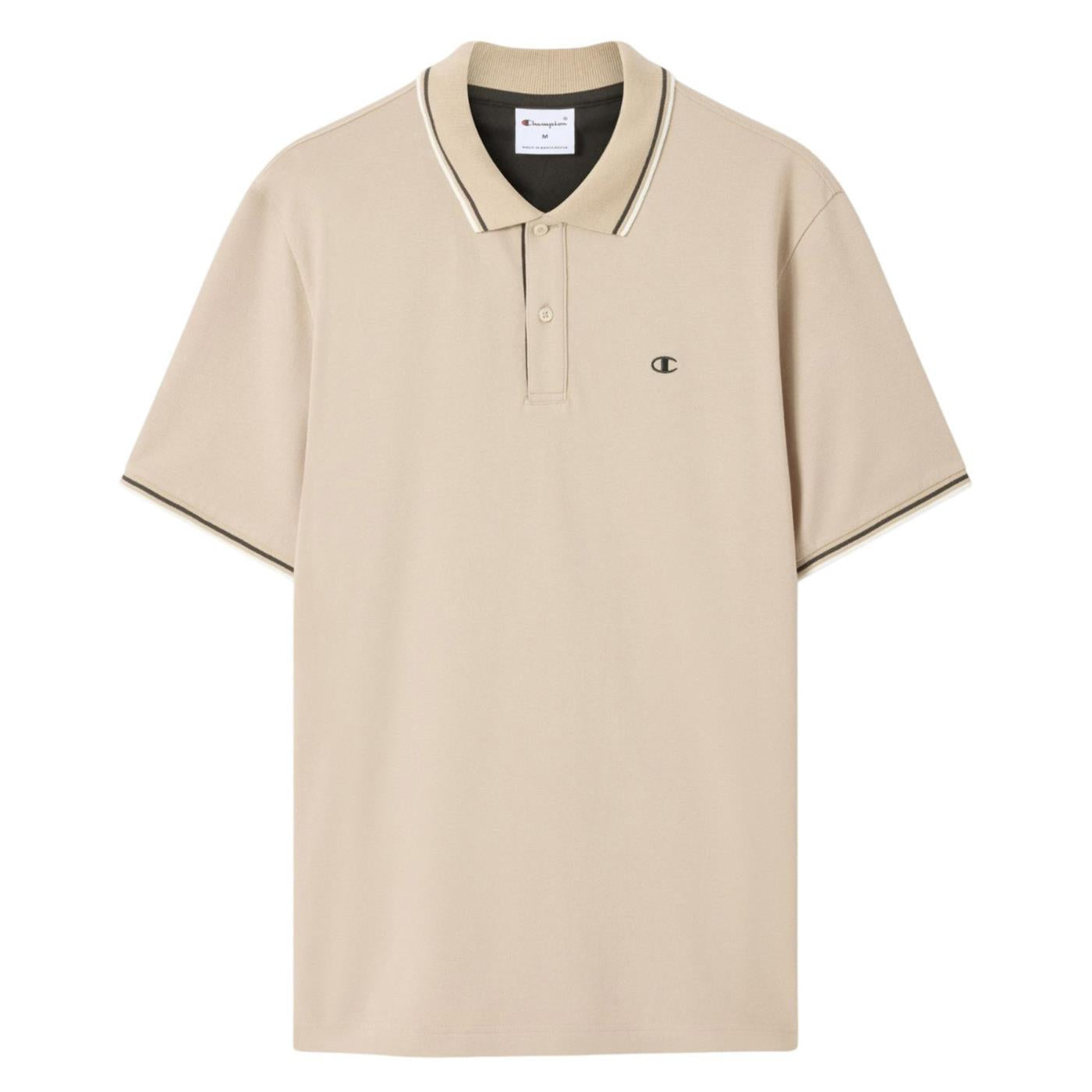 CHAMPION M POLO SHORT SLEEVE - Beige - vista 4