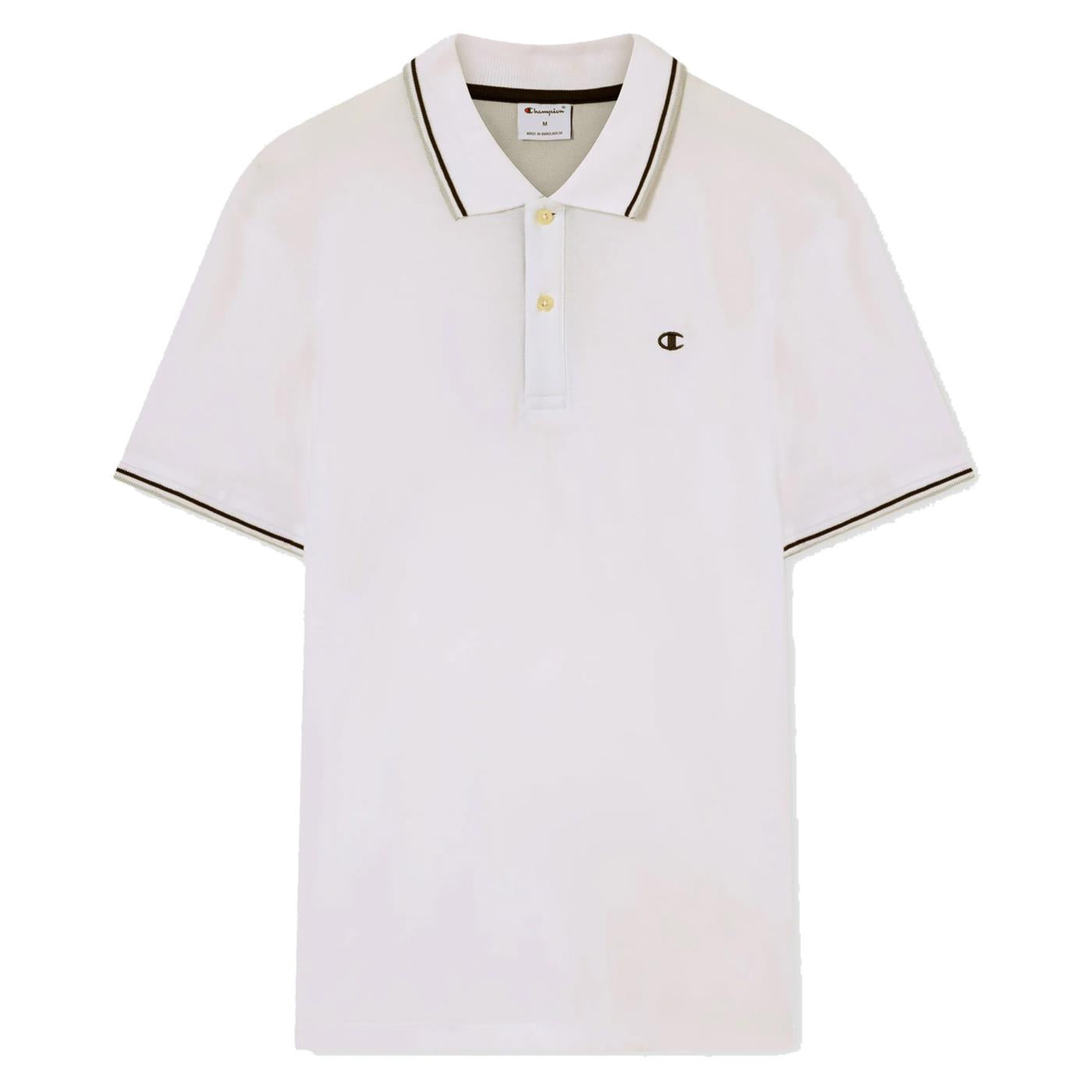 CHAMPION M POLO SHORT SLEEVE - Bianco - vista 3