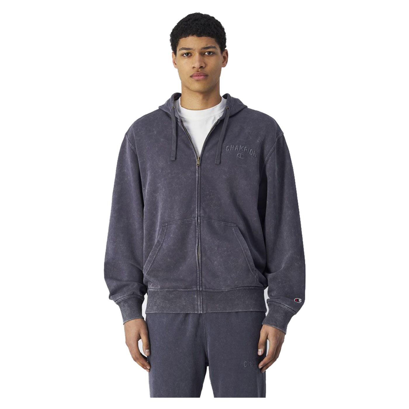 CHAMPION FELPA FULL ZIP CAPPUCCIO