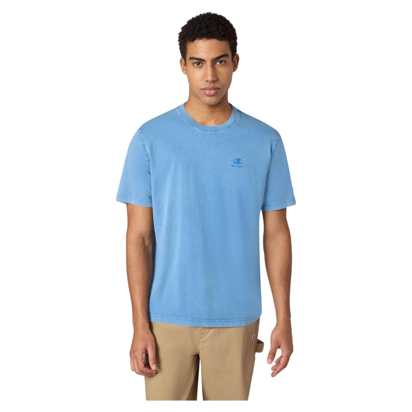 CHAMPION M SHORT SLEEVE TEE - Azzurro - immagine principale