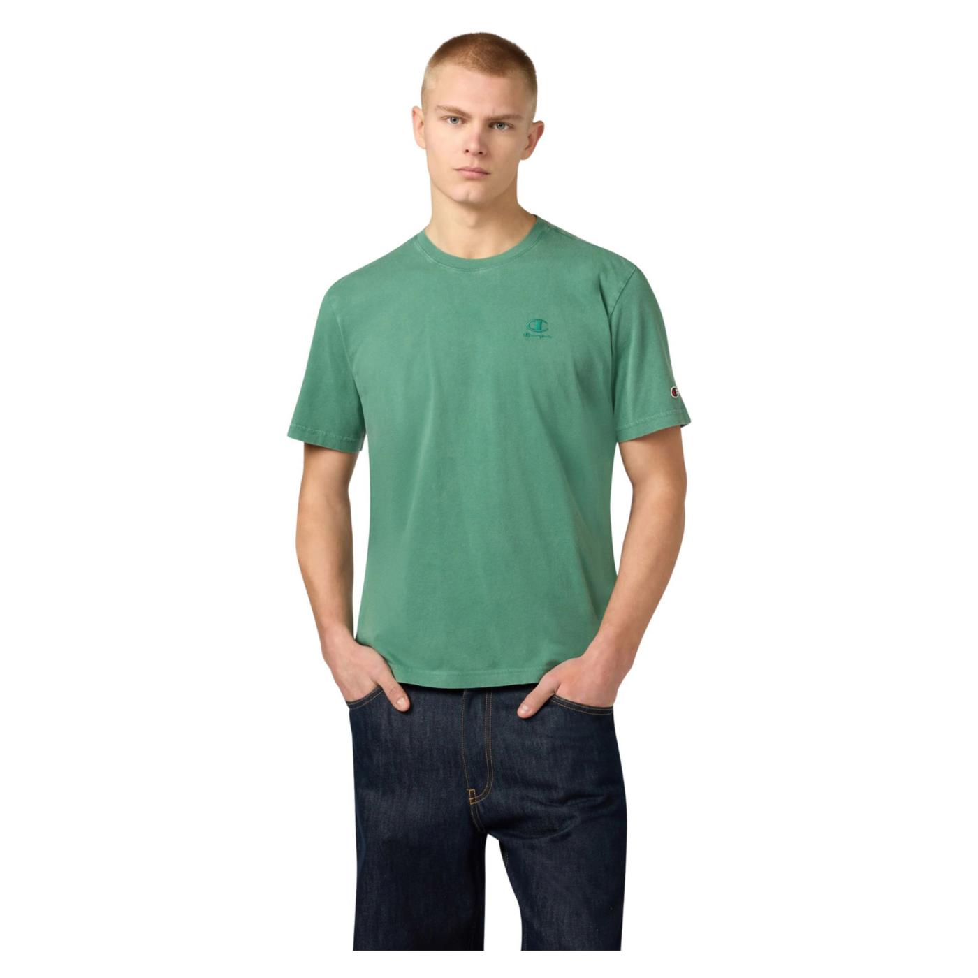 CHAMPION M SHORT SLEEVE TEE - Verde - immagine principale