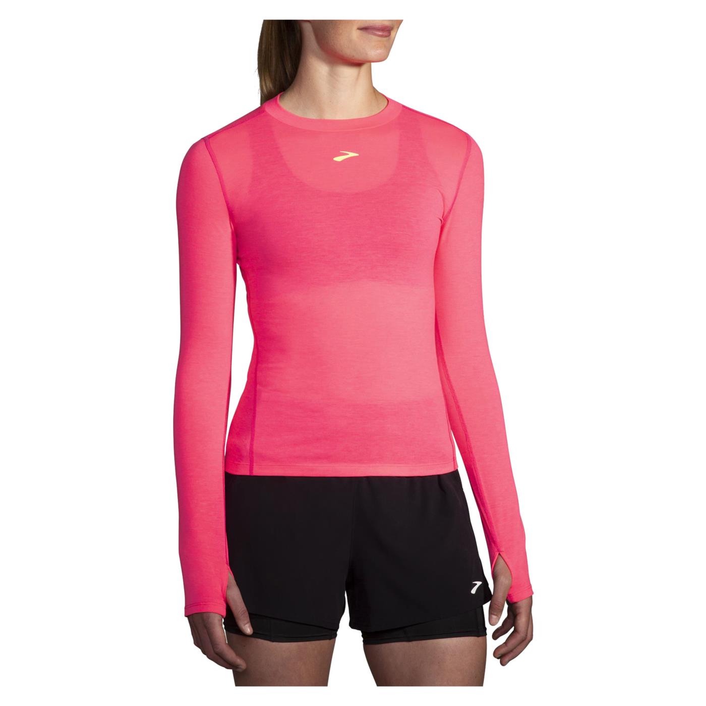 BROOKS HIGH POINT LS W RUN TEE