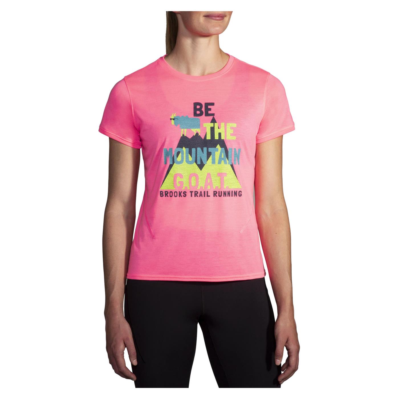 BROOKS DISTANCE SS WOMAN RUN TEE