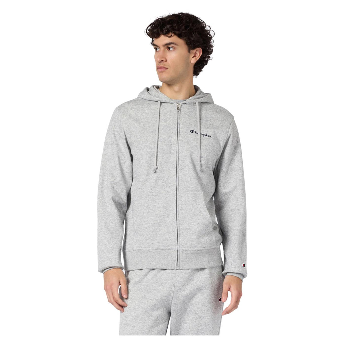 CHAMPION M HOODED FZ SWEATSHIRT