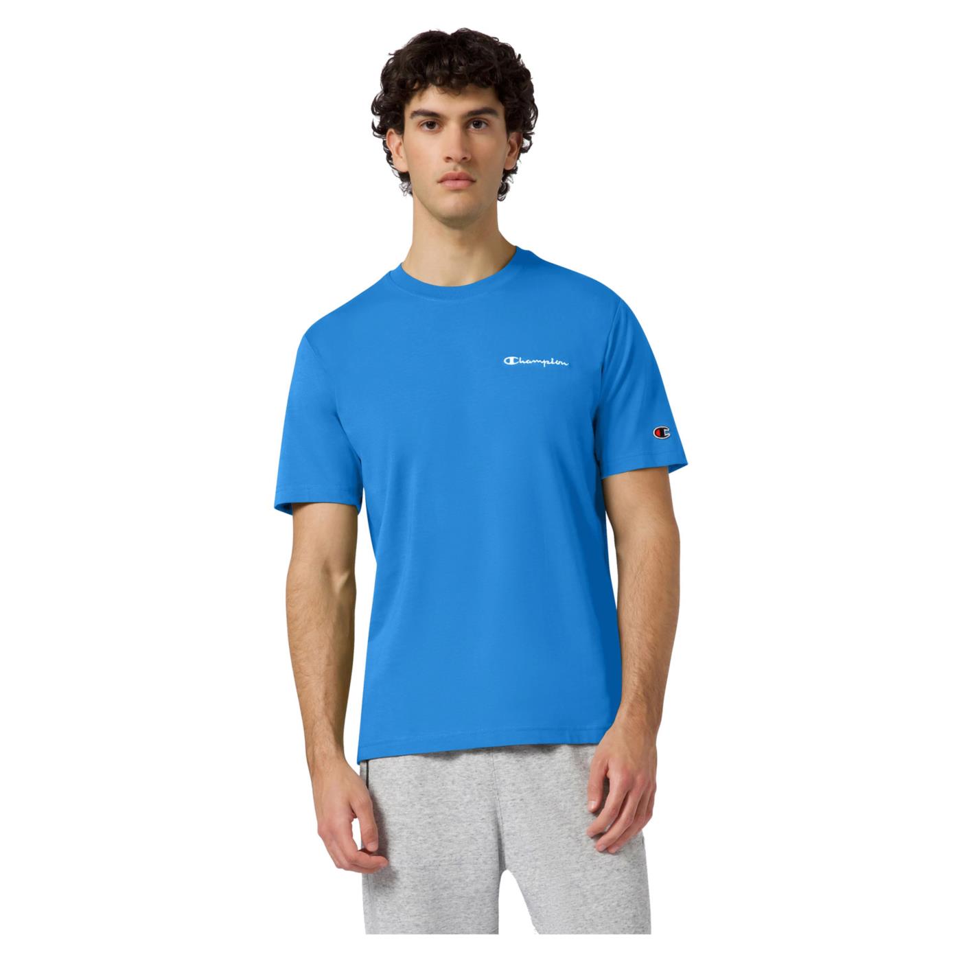 CHAMPION M SHORT SLEEVE TEE - Blu Royal - immagine principale