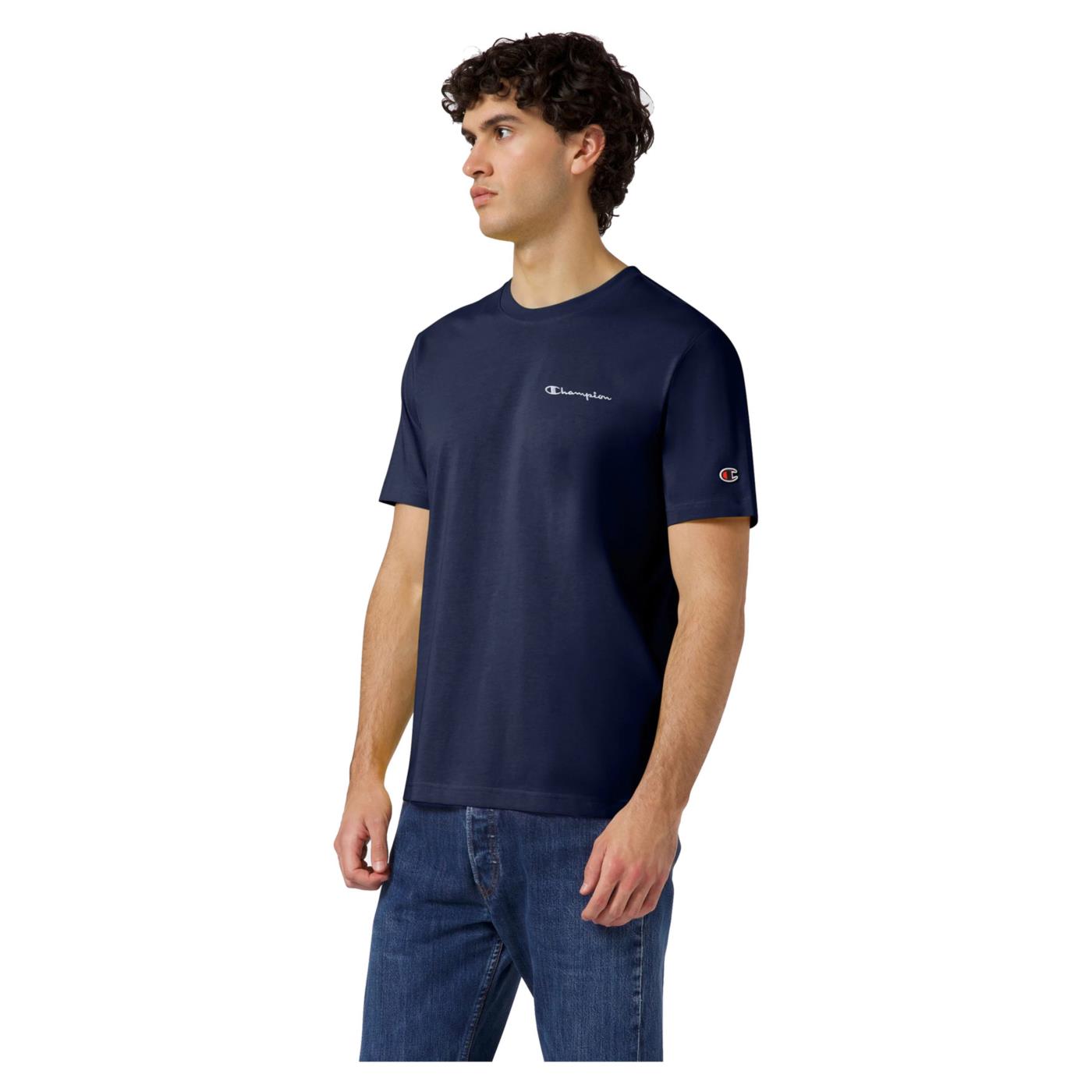 CHAMPION M SHORT SLEEVE TEE - Blu - immagine principale
