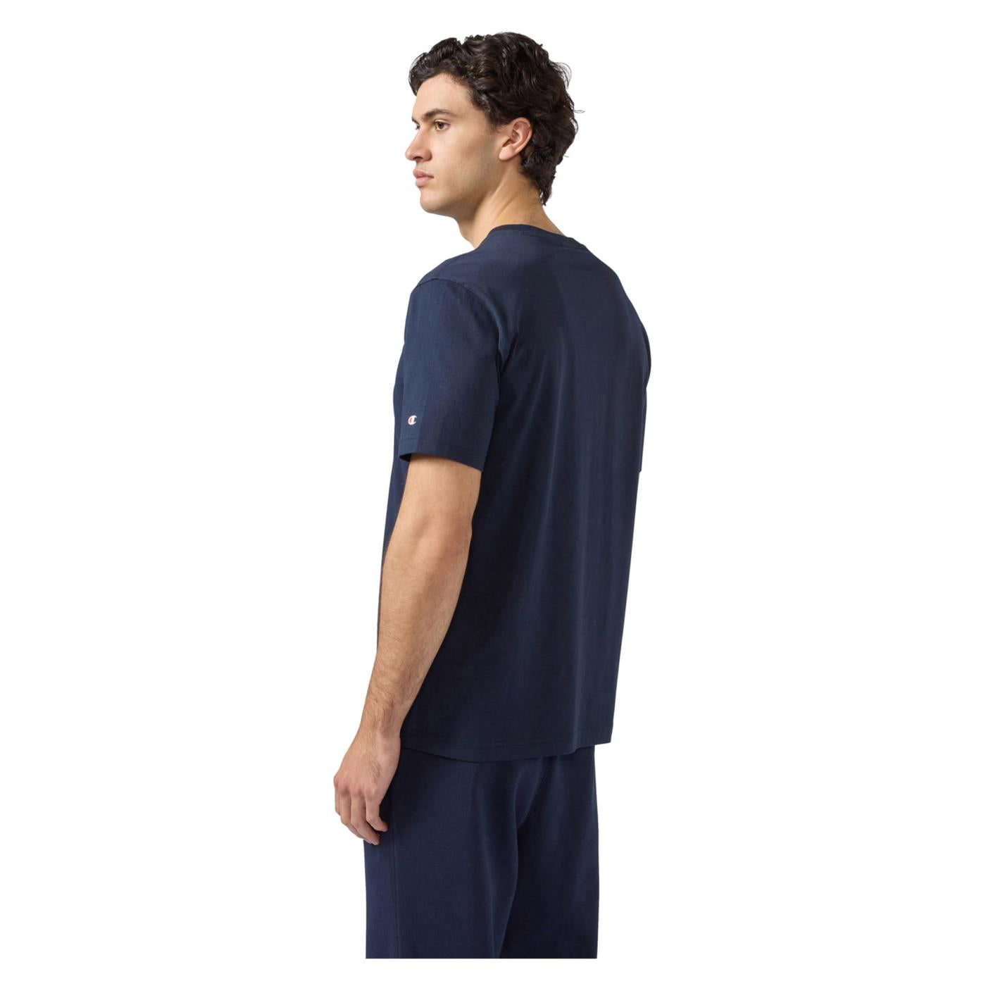 CHAMPION M SHORT SLEEVE TEE - Blu - vista 2
