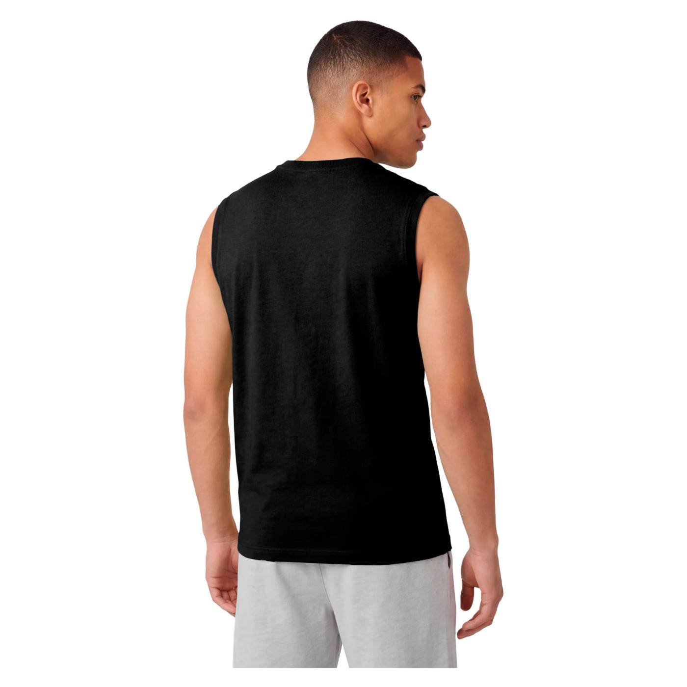 CHAMPION M SLEVELESS TEE - Nero - vista 2
