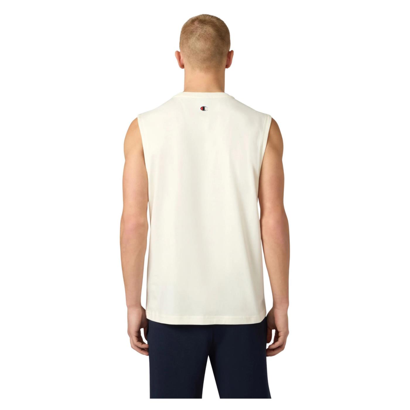 CHAMPION M SLEVELESS TEE - Beige - vista 2