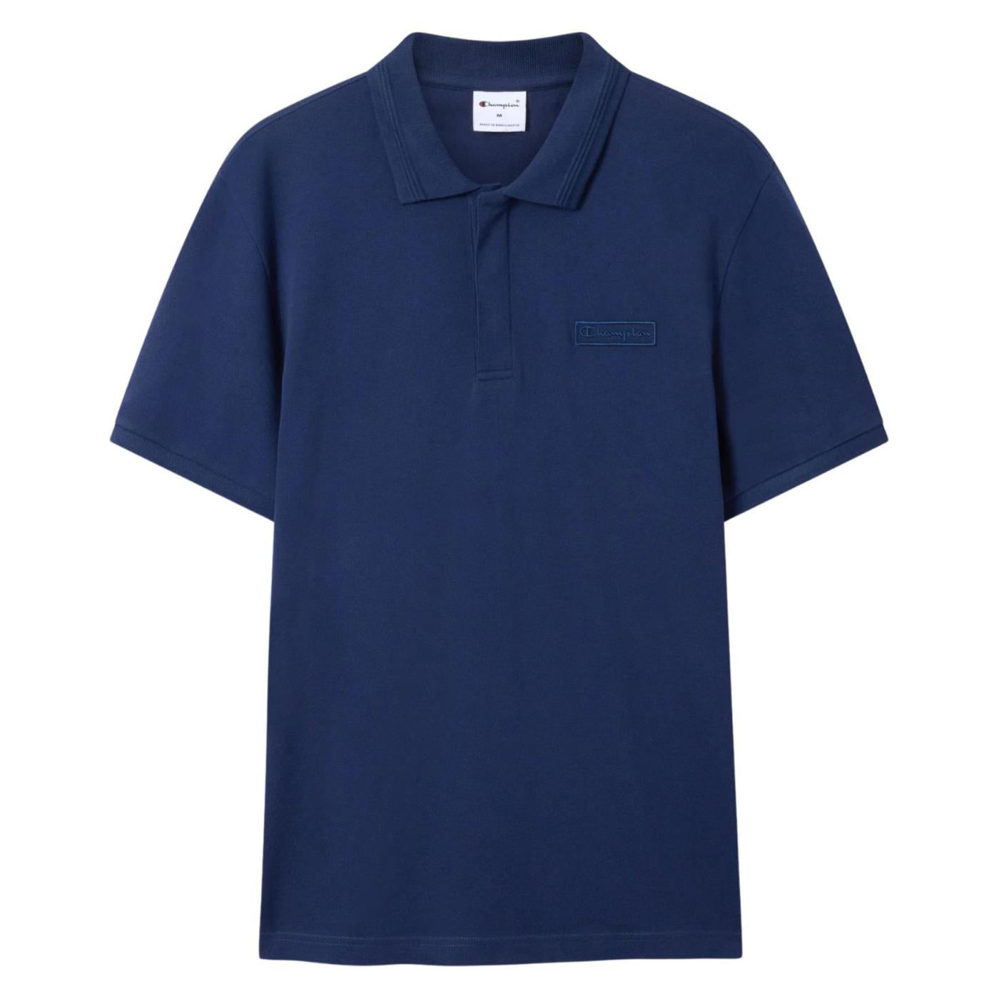 CHAMPION M POLO SHORT SLEEVE - Blu - vista 4