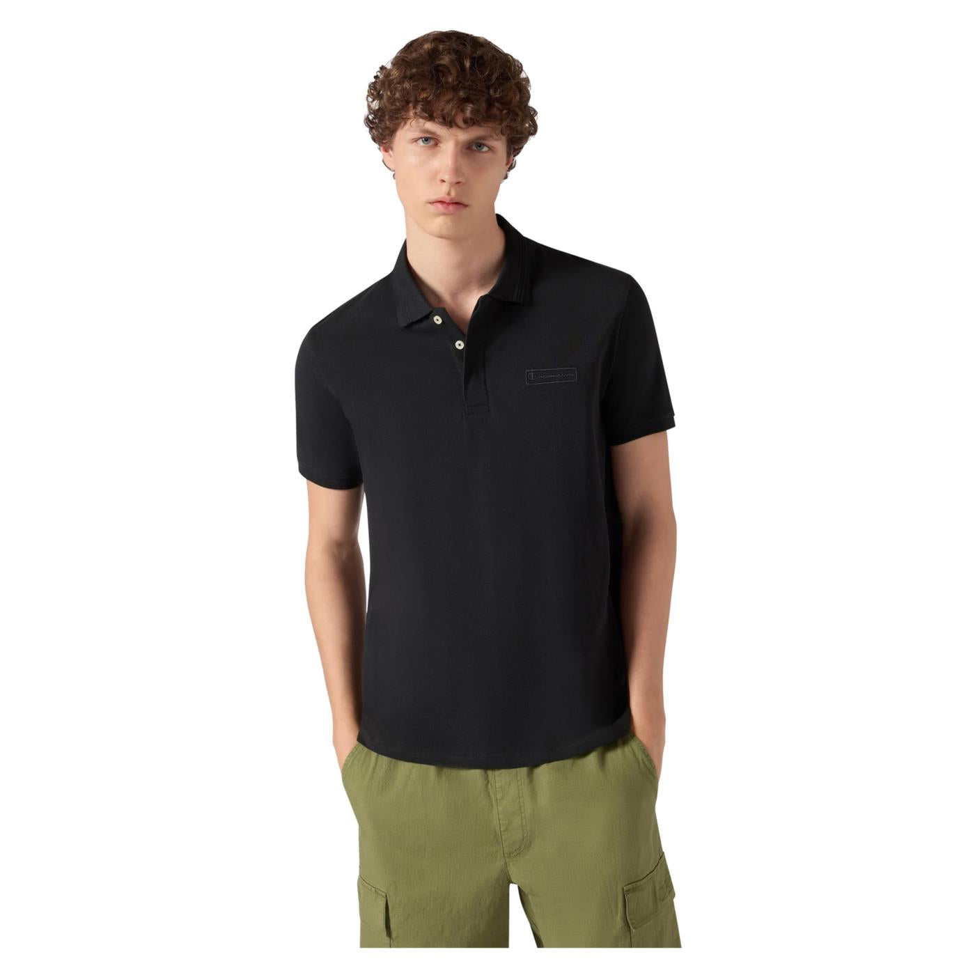 CHAMPION M POLO SHORT SLEEVE - Nero - immagine principale