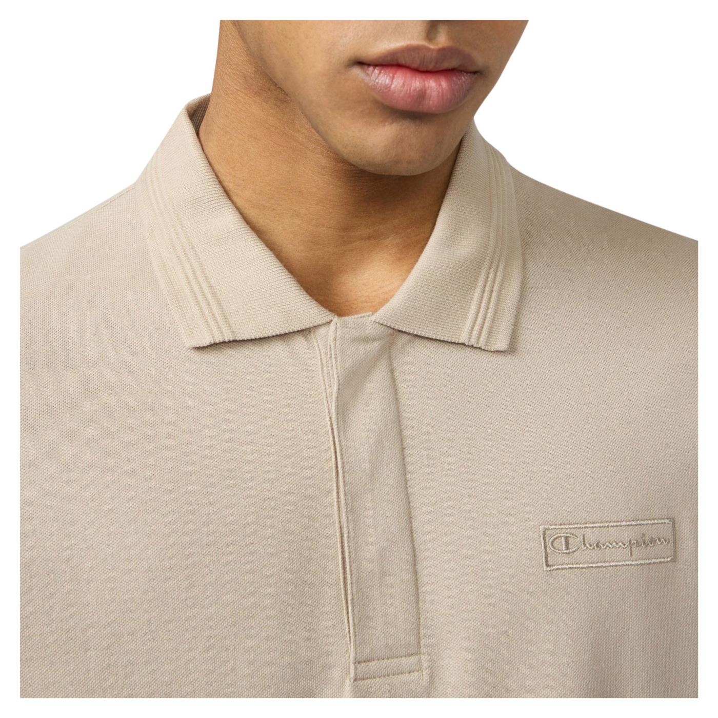 CHAMPION M POLO SHORT SLEEVE - Beige - vista 3