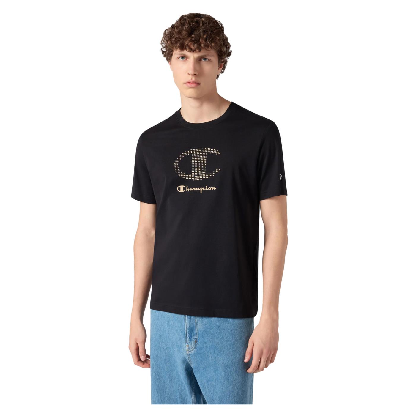 CHAMPION M CREWNECK T-SHIRT - Nero - immagine principale