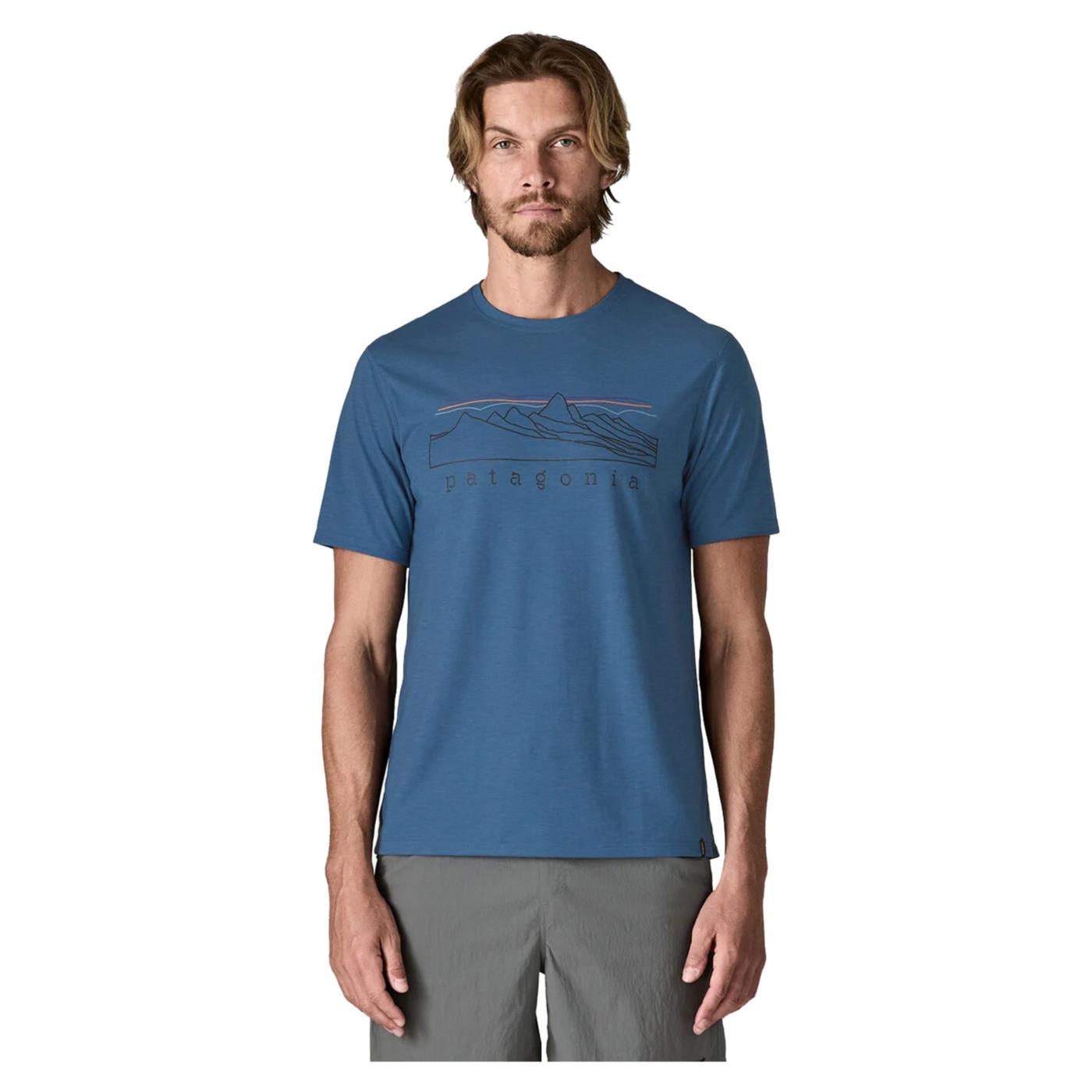 PATAGONIA CAP COOL TRAIL SHIRT - Blu - immagine principale
