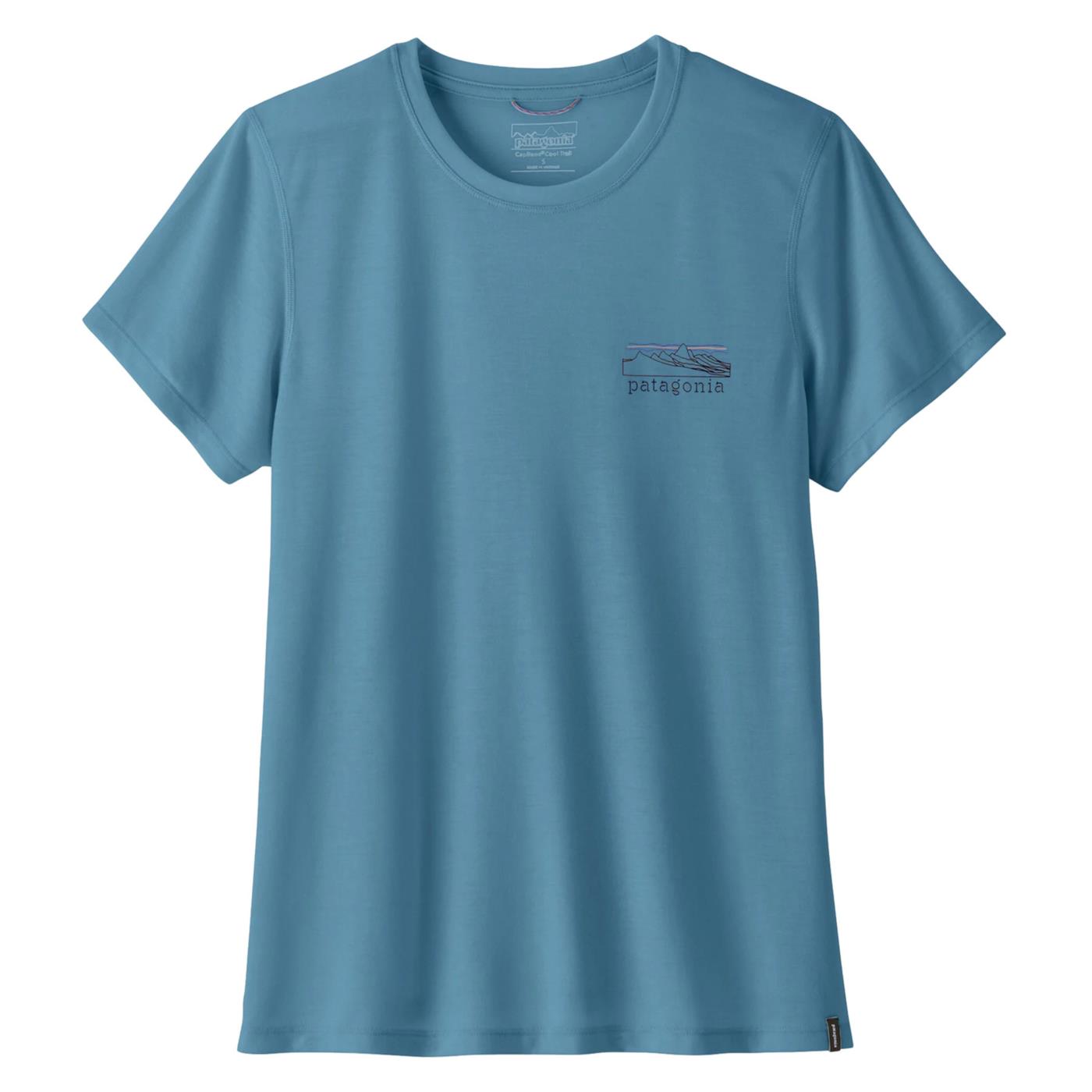 PATAGONIA W CAP COOL TRAIL SHIRT - Azzurro - immagine principale