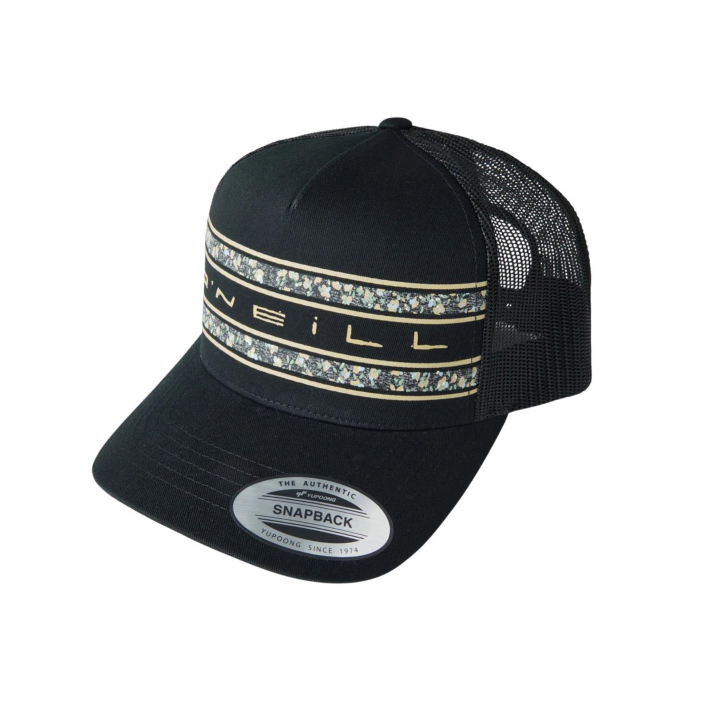 O'NEILL FLOWER TRUCKER CAP - Nero - vista 2