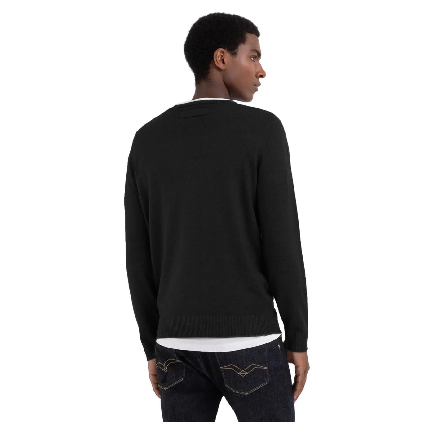 REPLAY MAGLIONE UOMO - Nero - vista 2