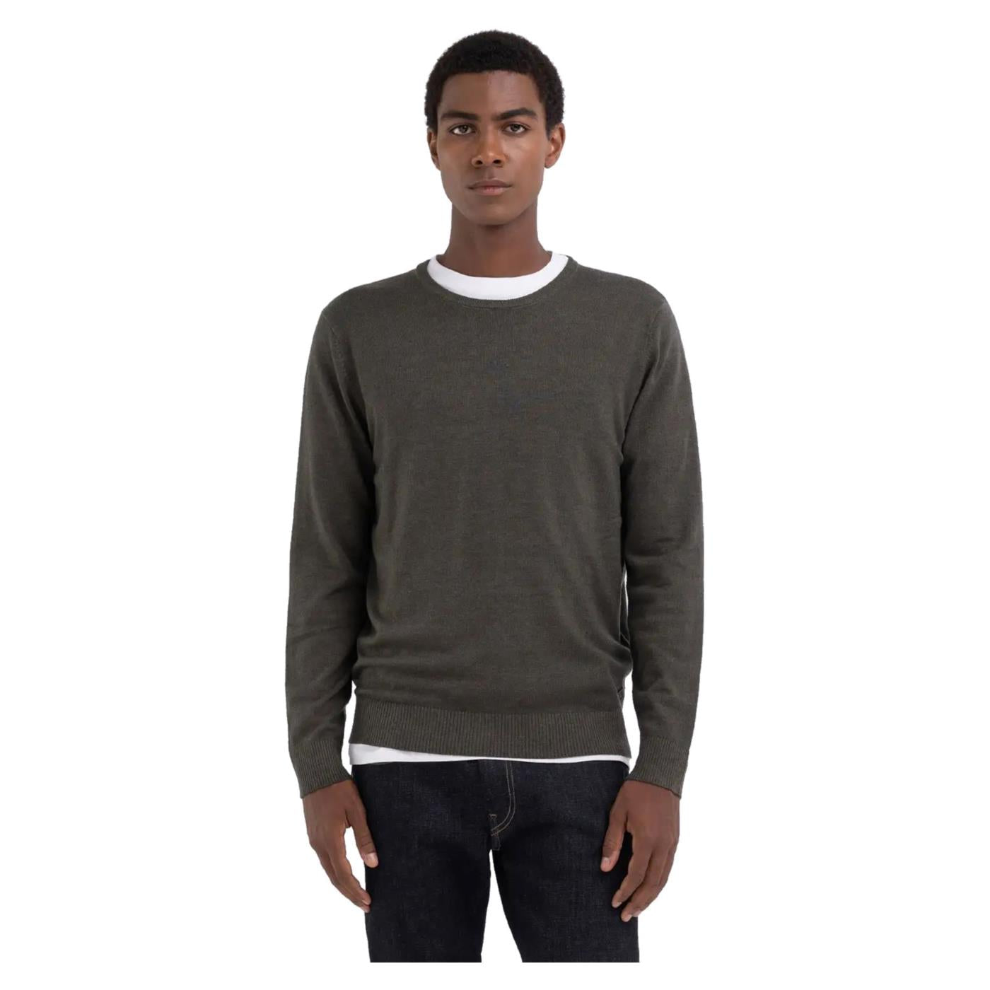 REPLAY MAGLIONE UOMO - Verde militare - immagine principale