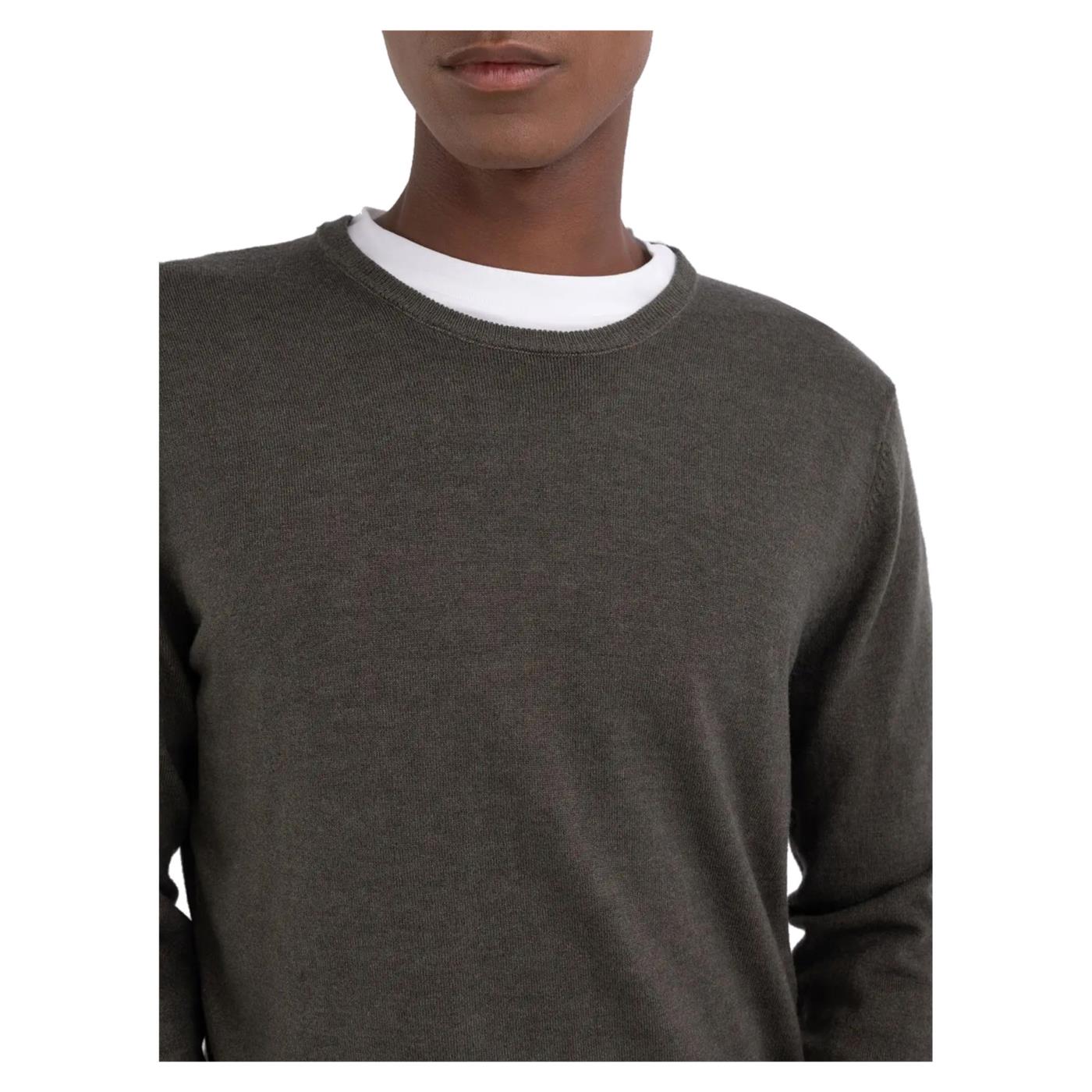 REPLAY MAGLIONE UOMO - Verde militare - vista 4