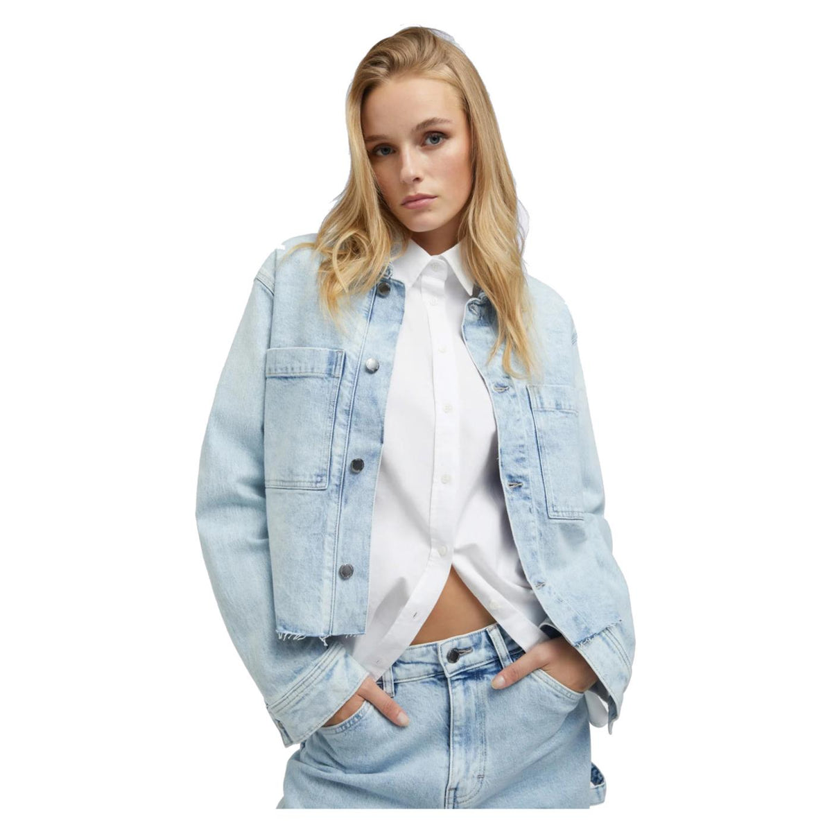 GAS CARPENTER SHACKET DENIM - seconda immagine