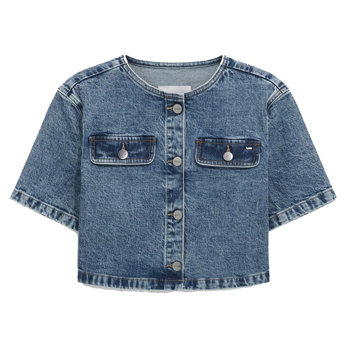 GAS ELEN CROPPED DENIM JACKET