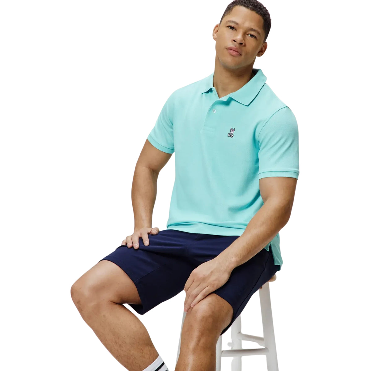 PSYCHO BUNNY CLASSIC PIQUE POLO - seconda immagine
