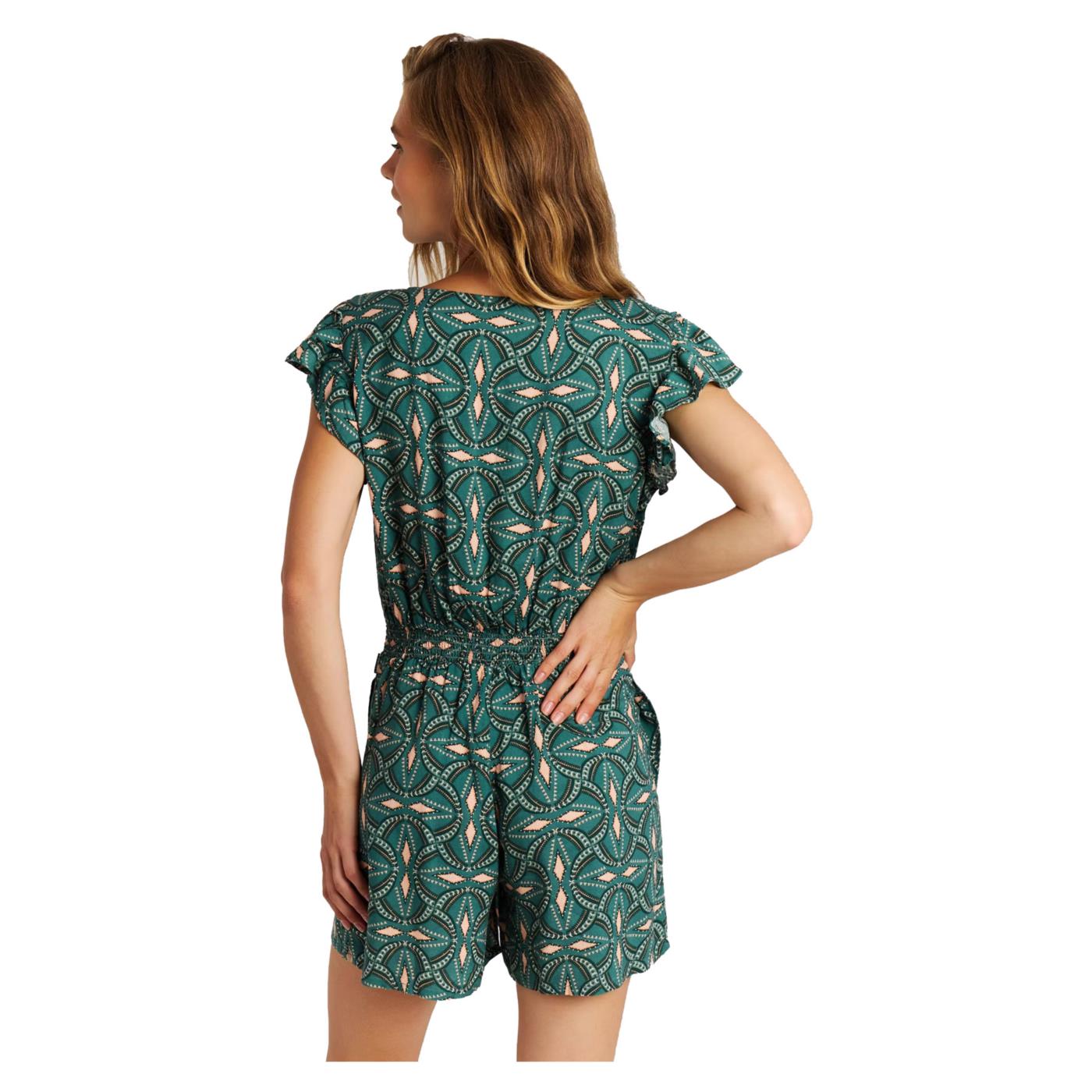 PROTEST CURVE PLAYSUIT - Verde - vista 2