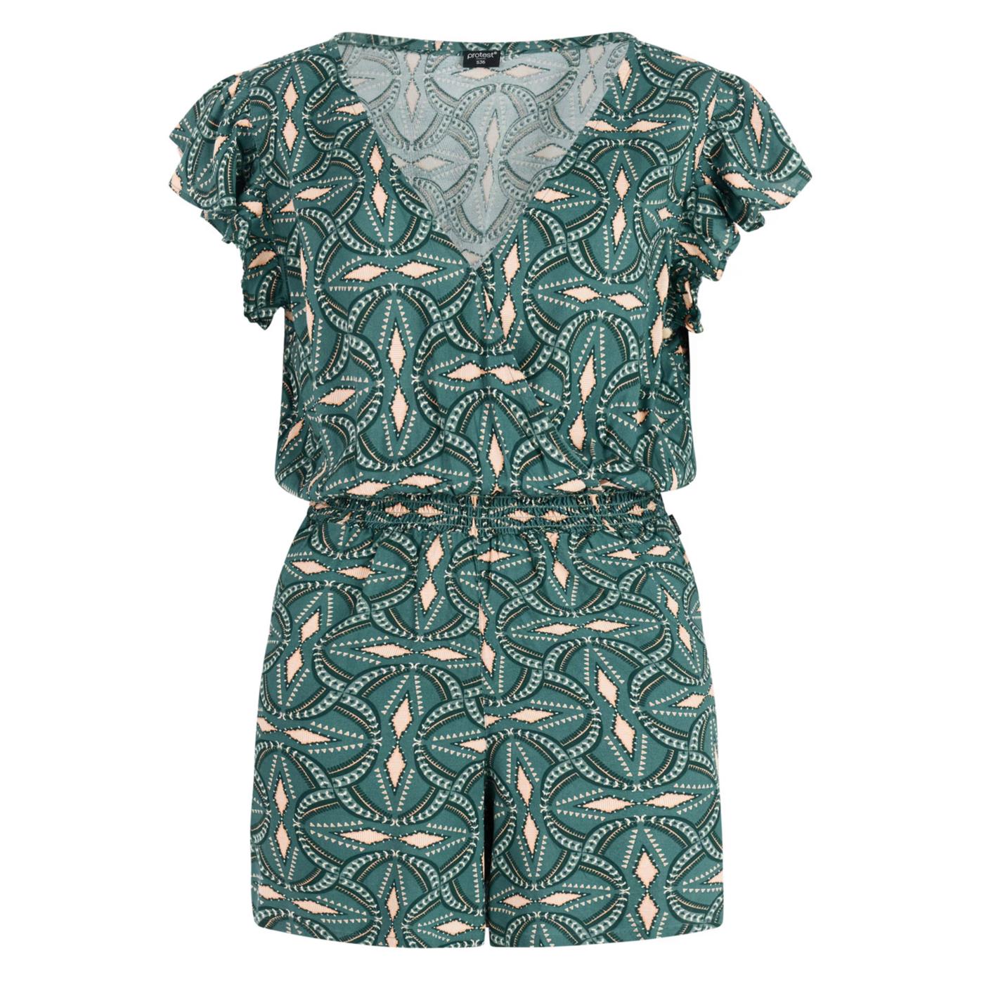 PROTEST CURVE PLAYSUIT - Verde - vista 3