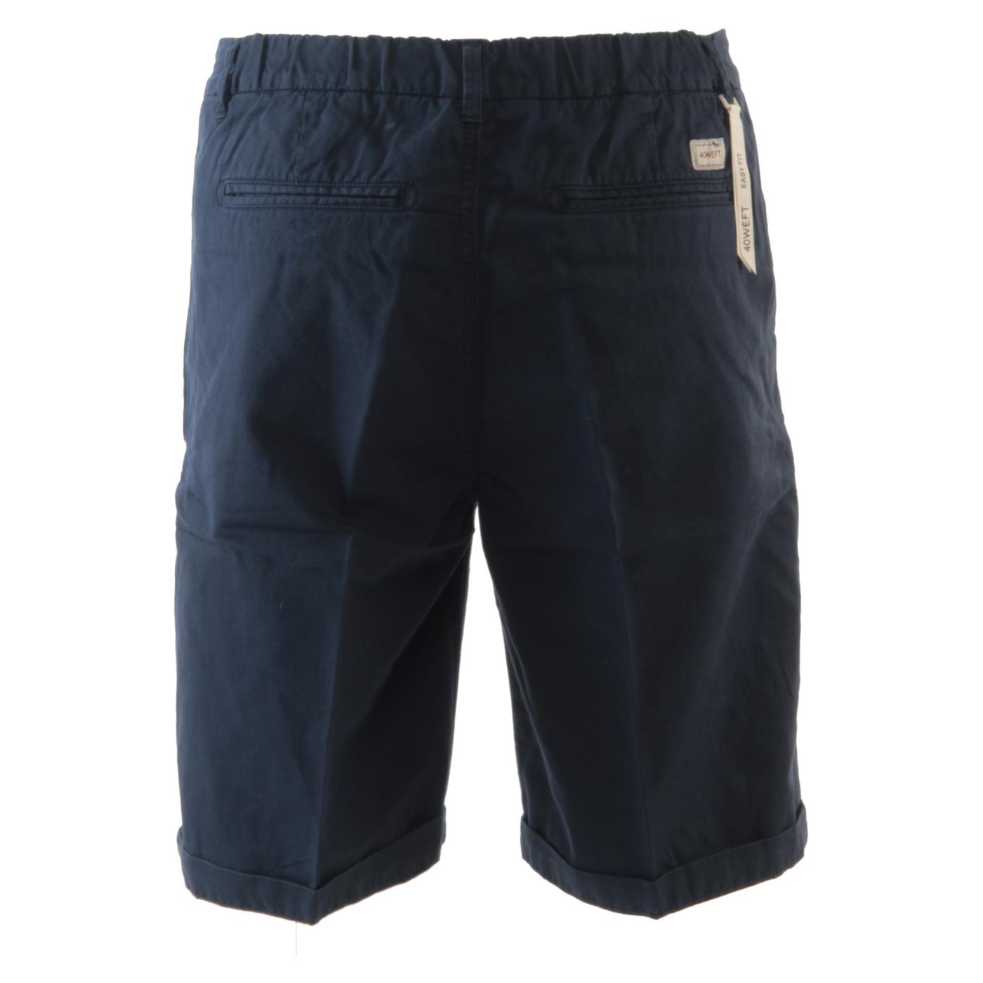 40 WEFT JOECBE BERMUDA CHINO - Blu - vista 2