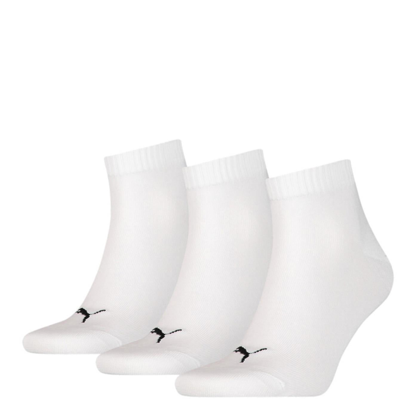 PUMA QUARTER PLAIN 3PK SOCKS