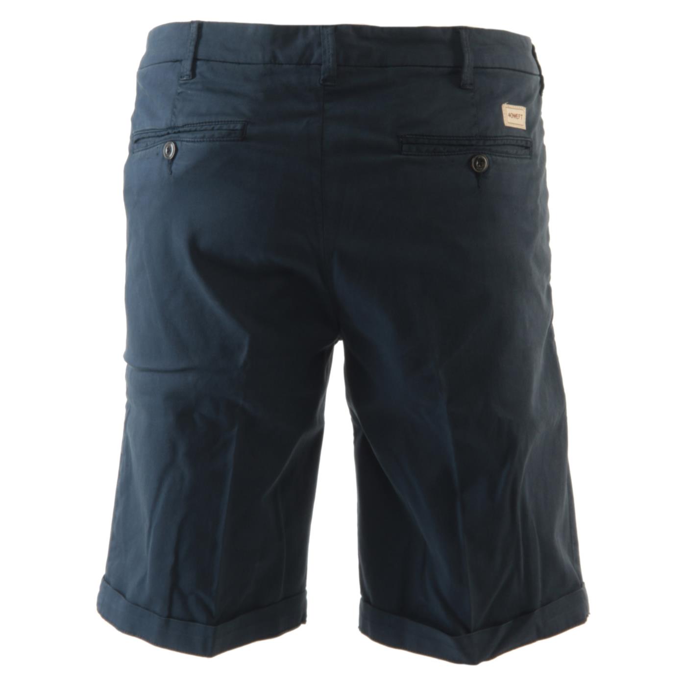 40 WEFT LENNYBE BERMUDA CHINO - Blu - vista 2