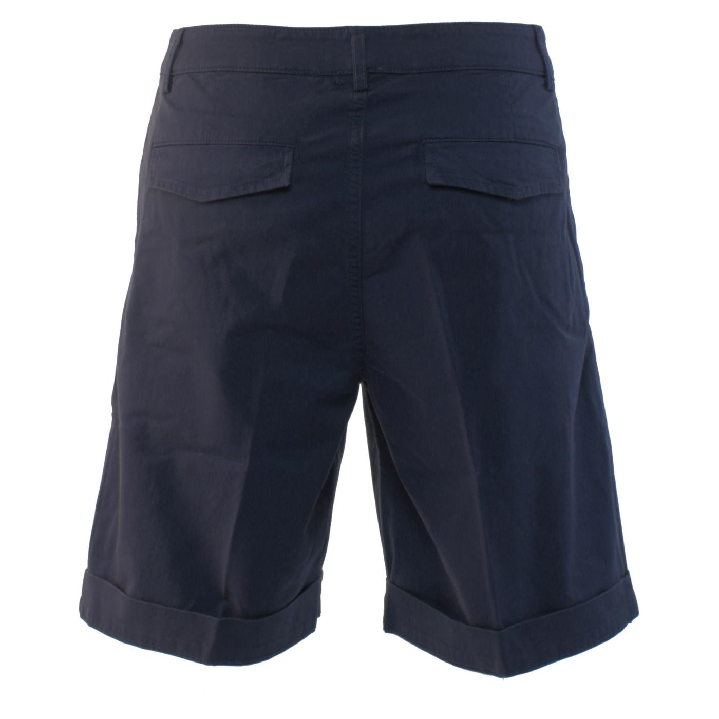 40 WEFT MAYA W BERMUDA CHINO - Blu - vista 2